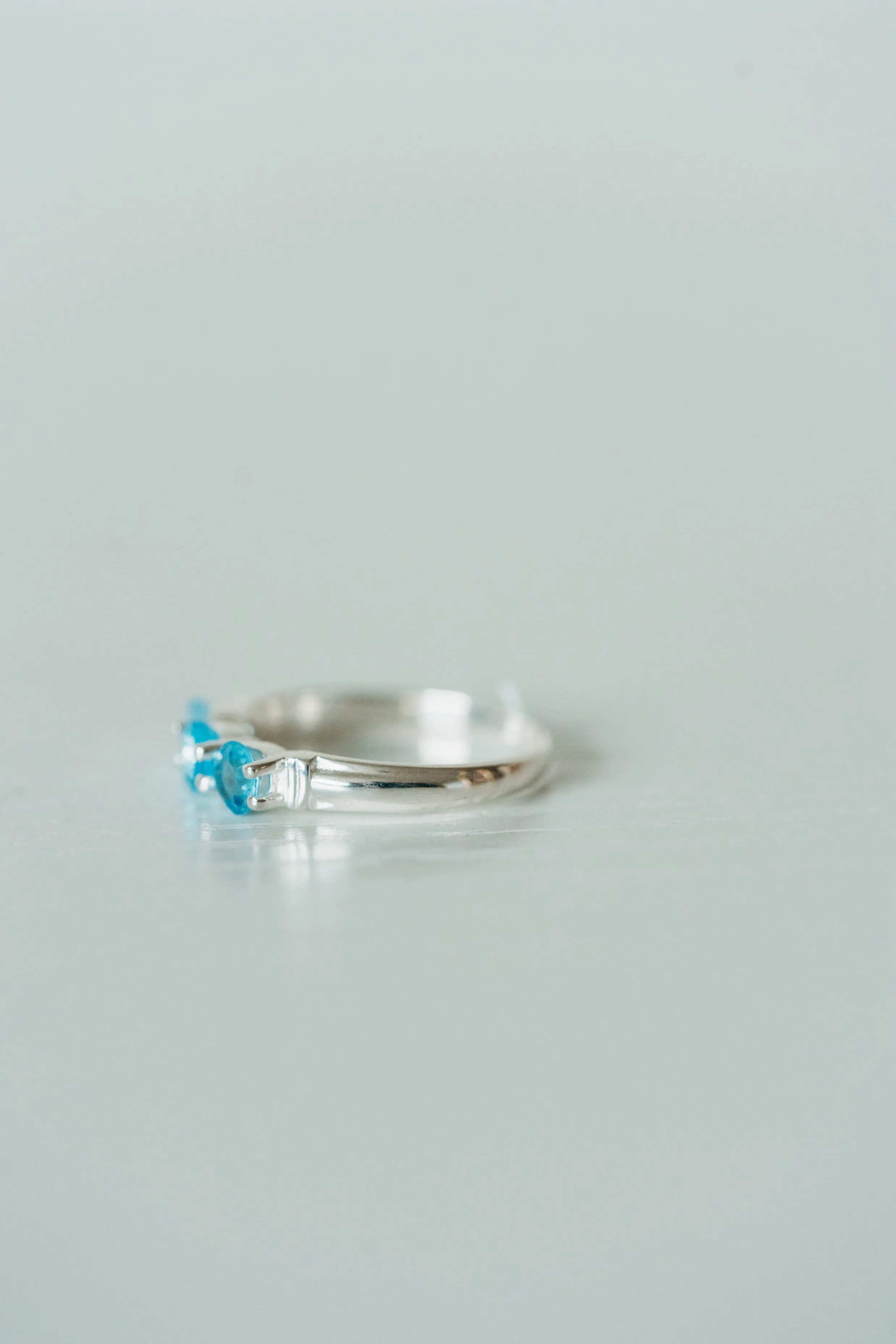 Shoshanna Ring | Blue Topaz sold by Goldie Lew product image thumbnail 3