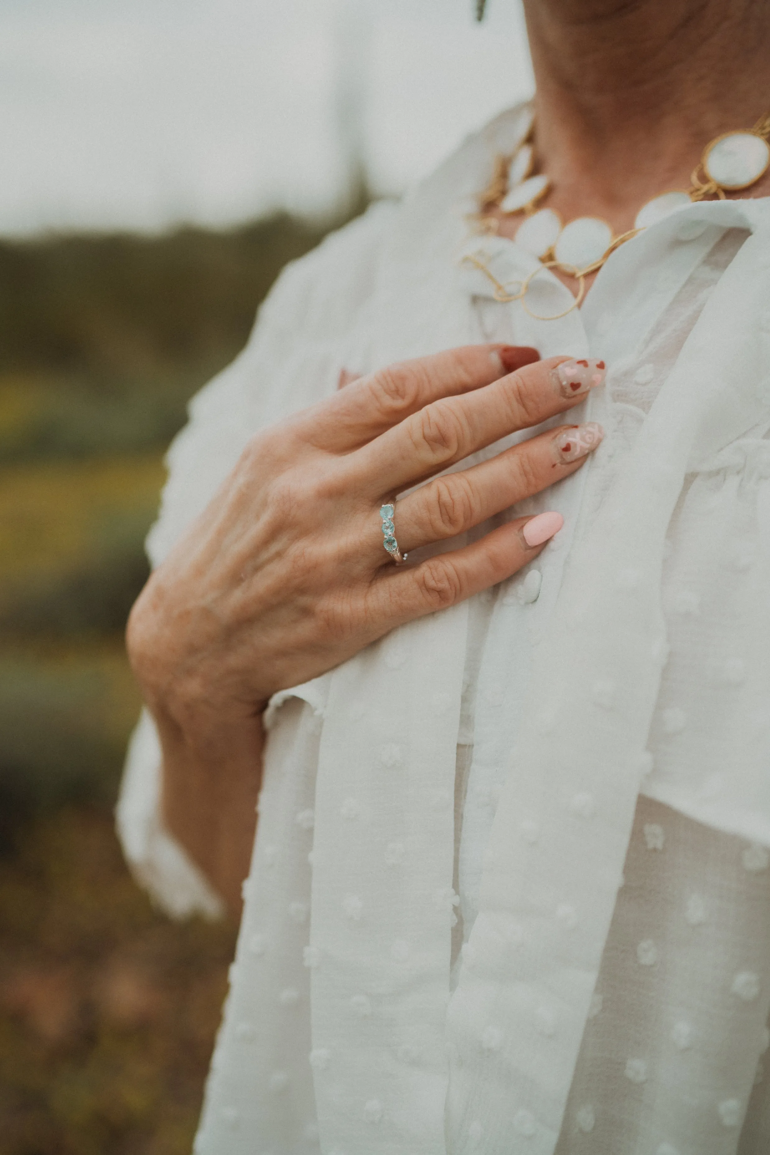 Shoshanna Ring | Blue Topaz sold by Goldie Lew product image thumbnail 2