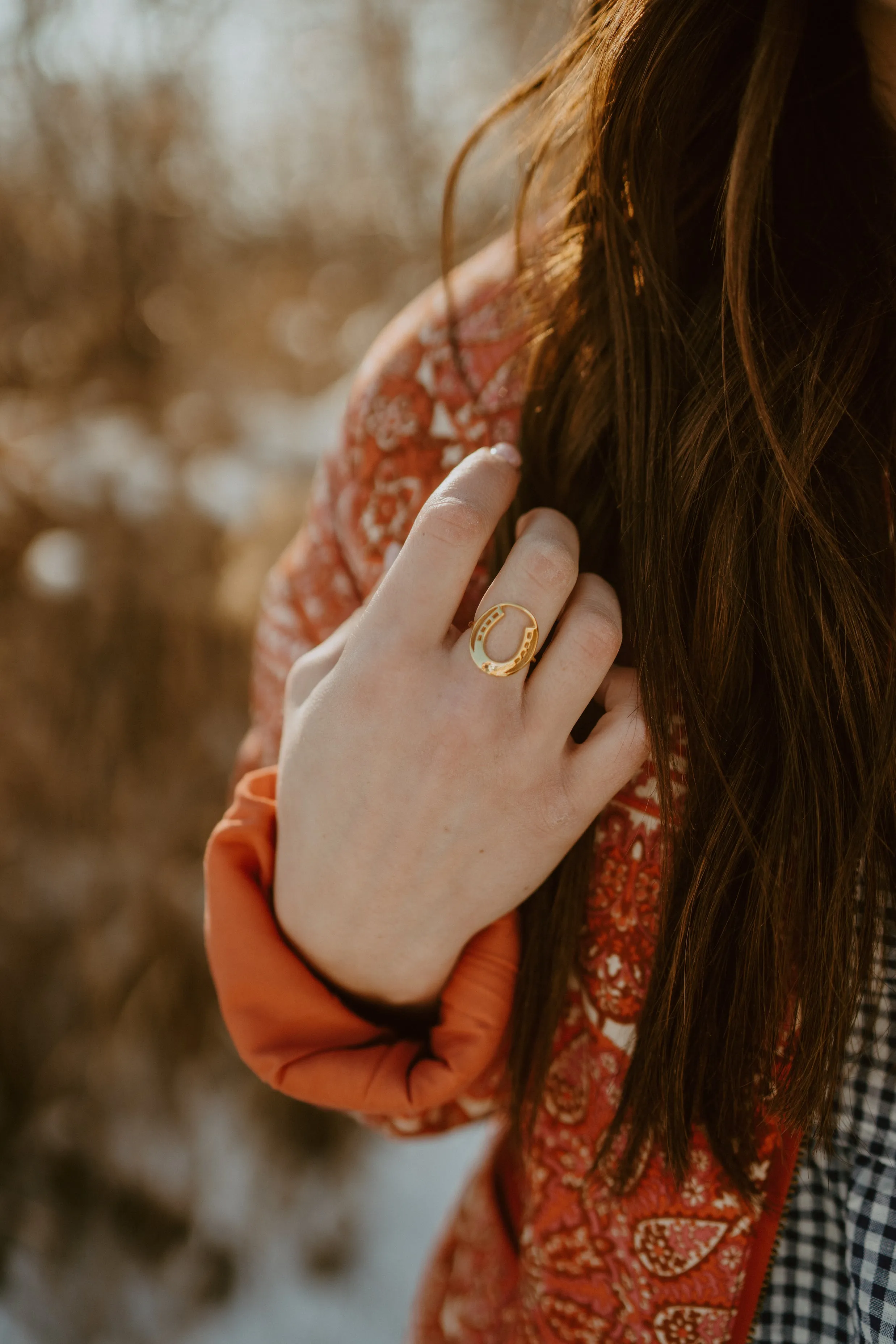 Horseshoe Ring sold by Goldie Lew product image thumbnail 3