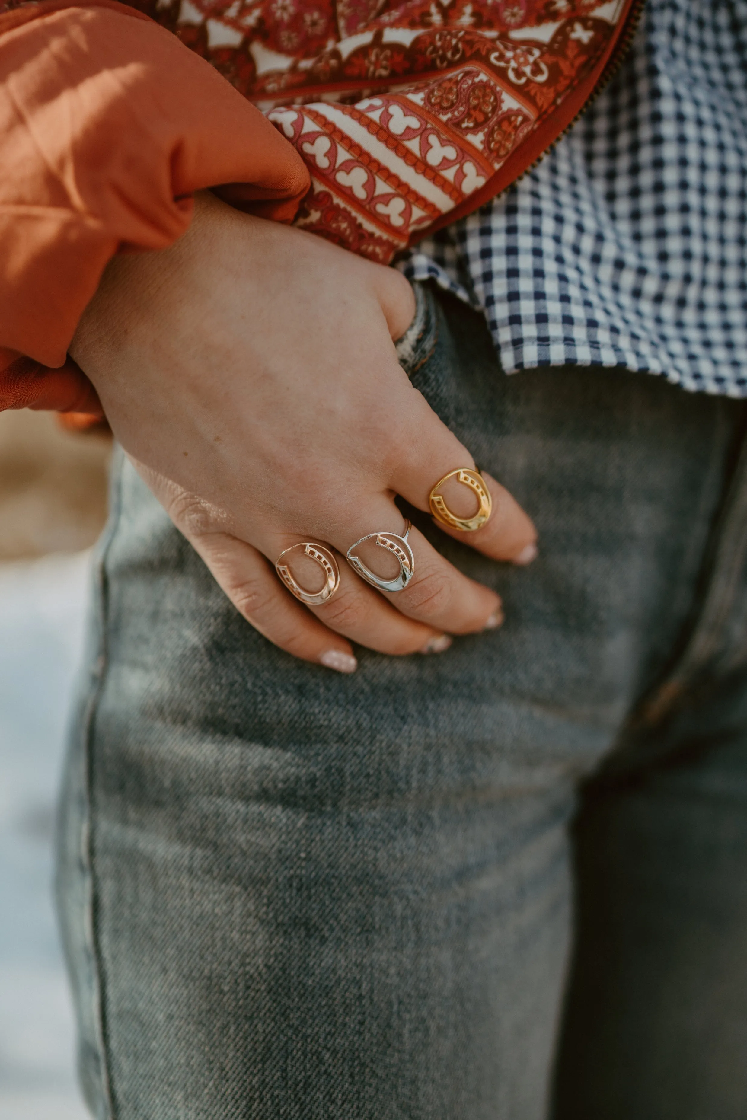 Horseshoe Ring sold by Goldie Lew product image thumbnail 2