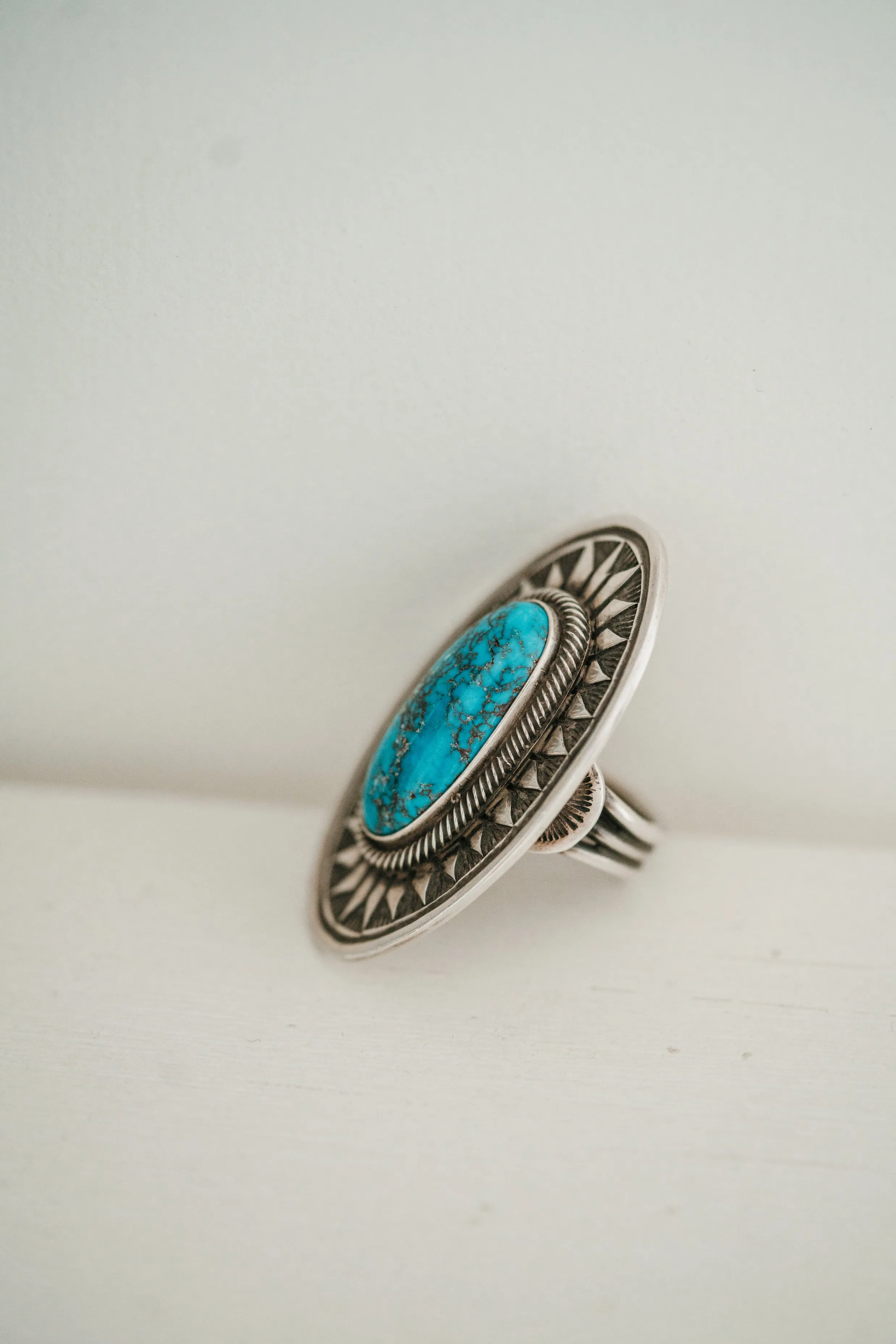 Chantria Ring | Turquoise sold by Goldie Lew product image thumbnail 2