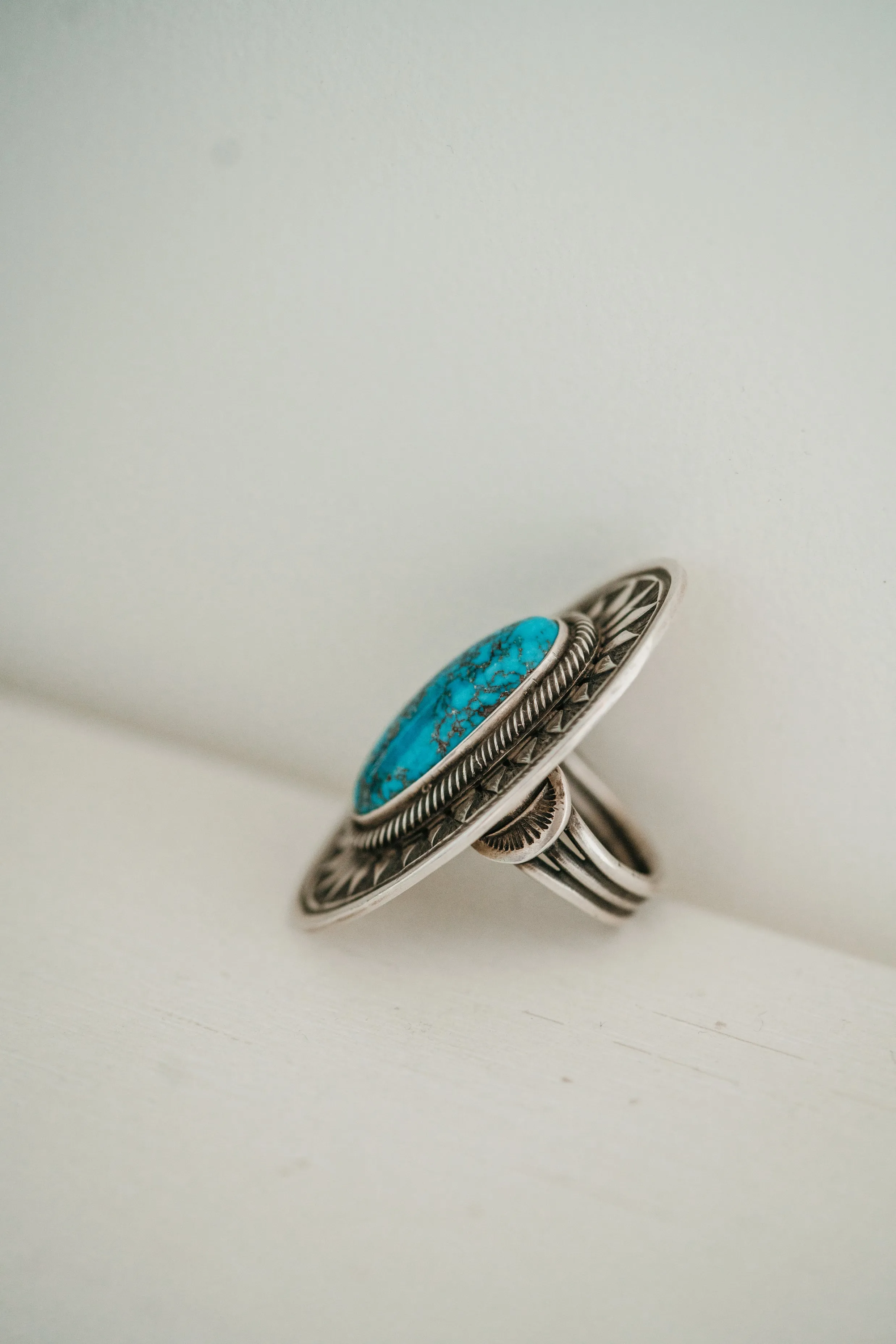 Chantria Ring | Turquoise sold by Goldie Lew product image thumbnail 3
