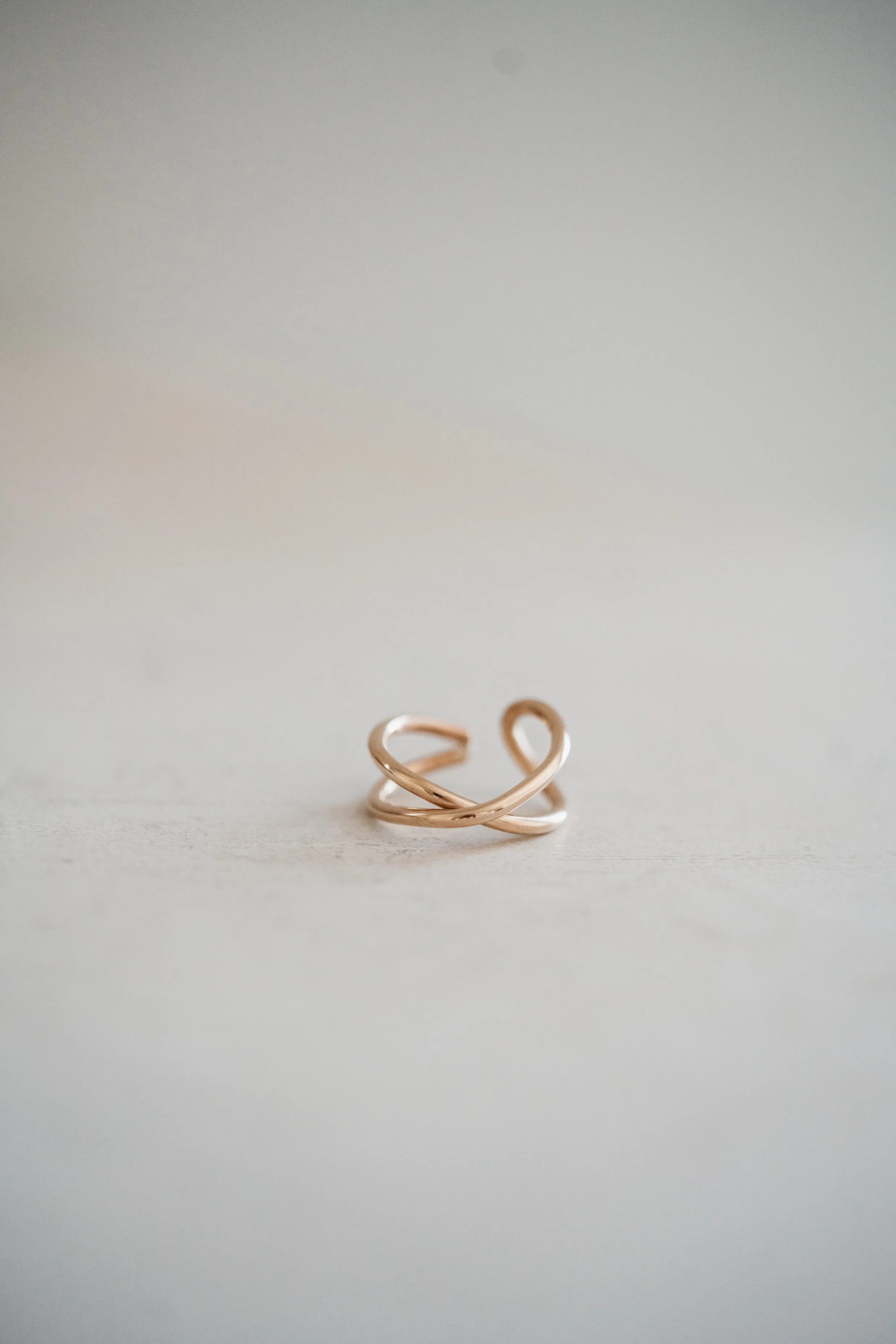 Gold X Ring sold by Goldie Lew product image thumbnail 2
