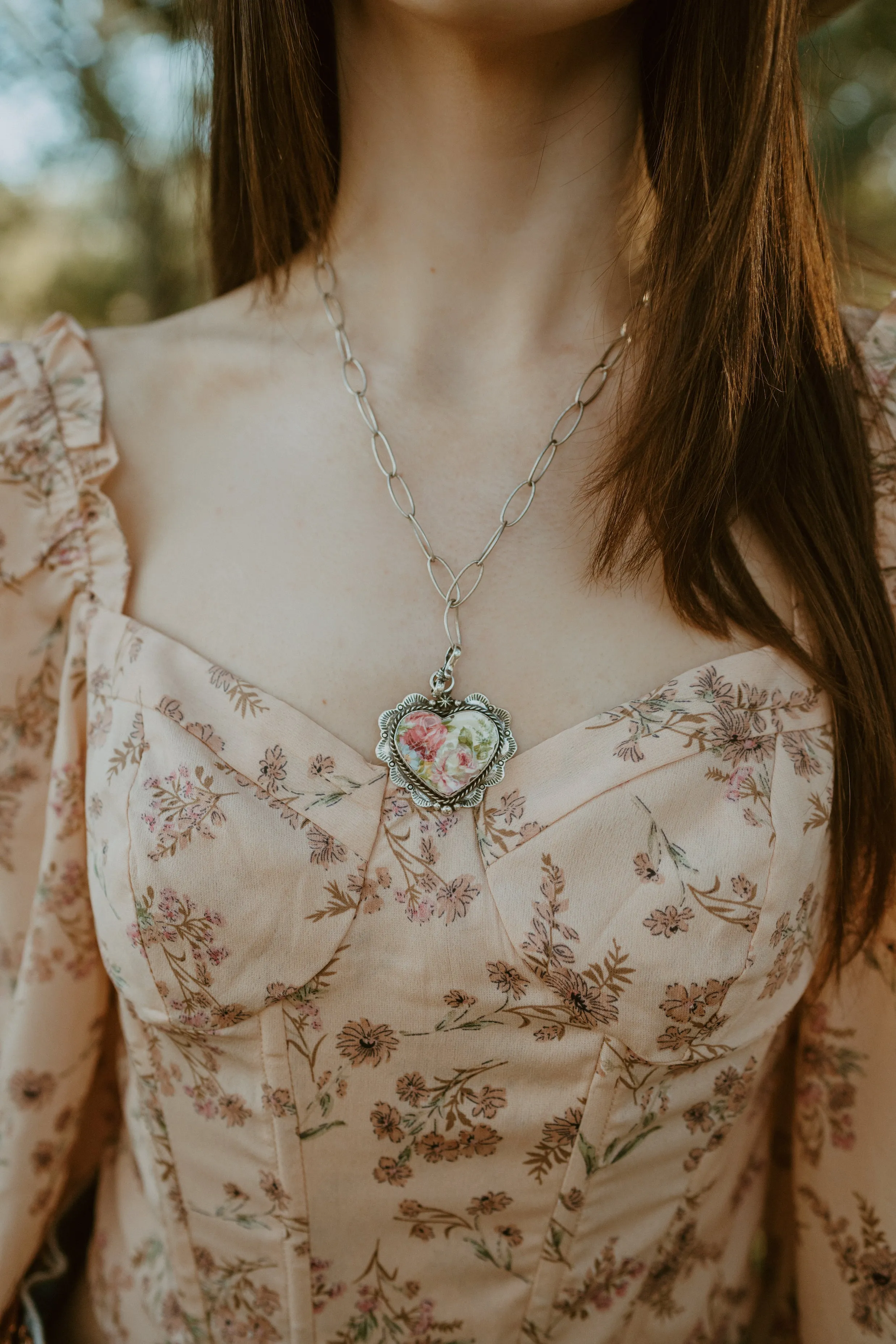 Old Time Floral Necklace sold by Goldie Lew product image thumbnail 2