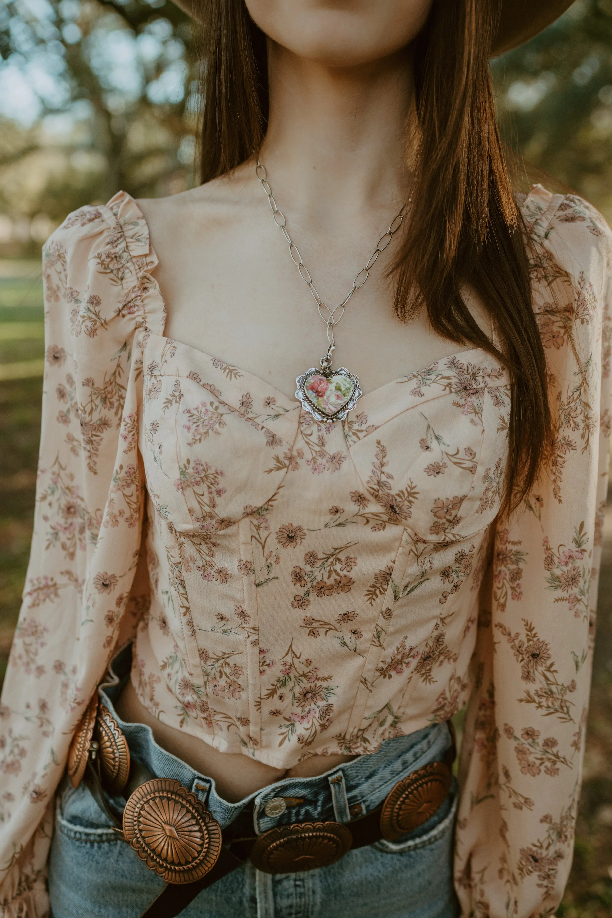 Old Time Floral Necklace sold by Goldie Lew