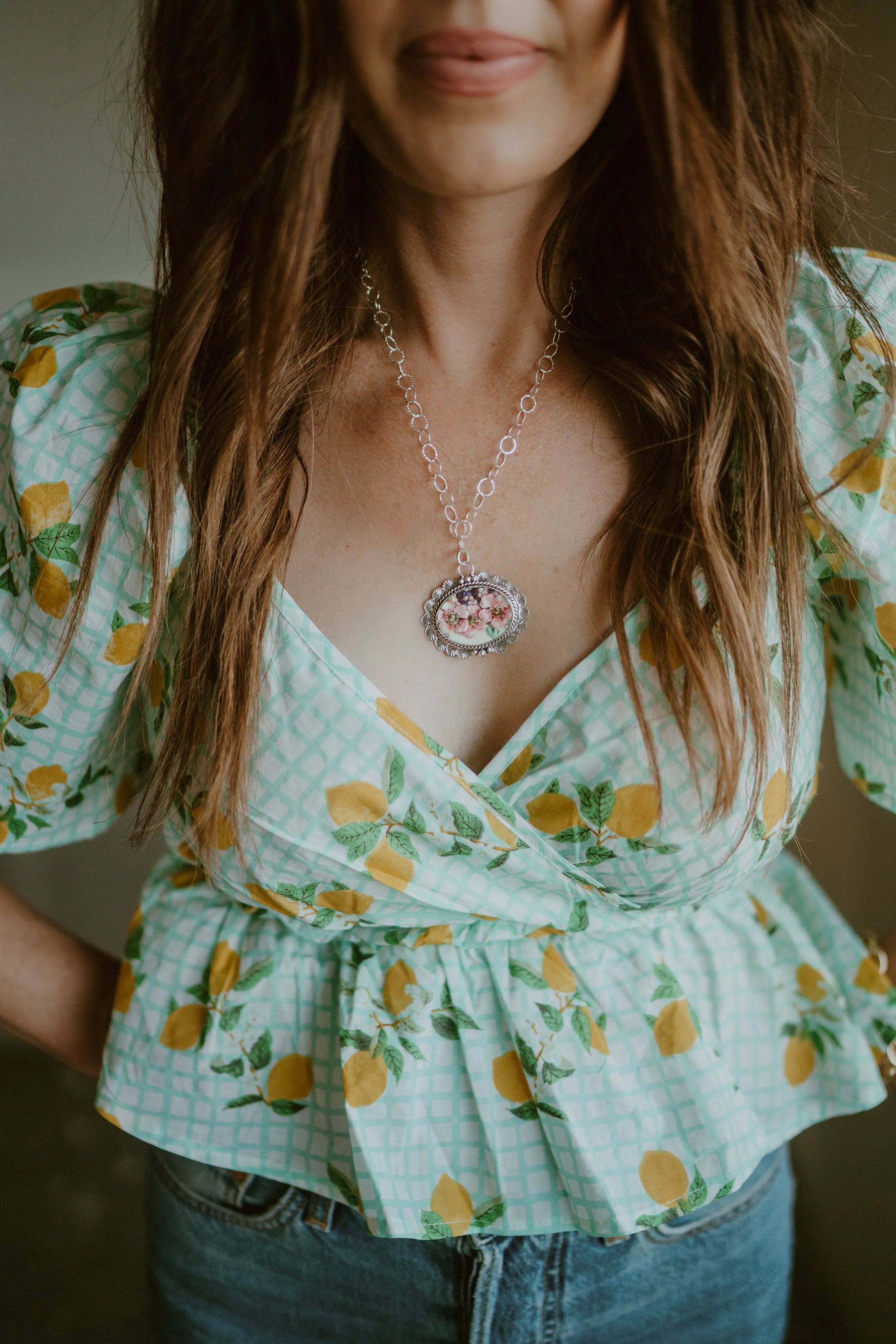 Fields of Flowers Necklace sold by Goldie Lew