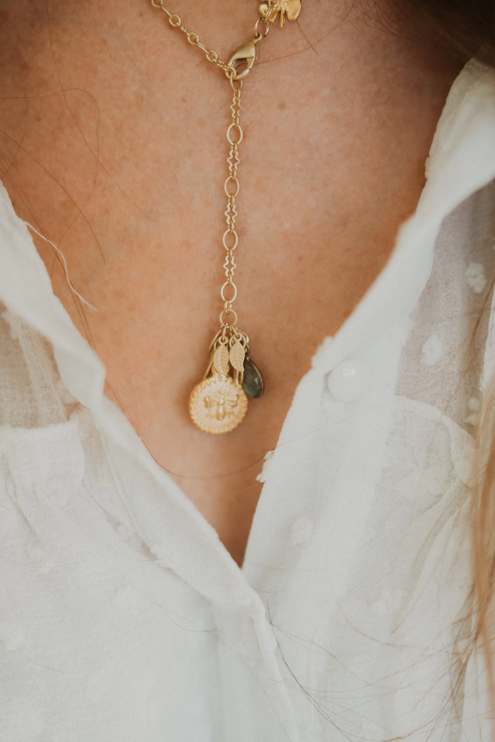 New Bee Necklace | #8 - FINAL SALE sold by Goldie Lew product image thumbnail 4