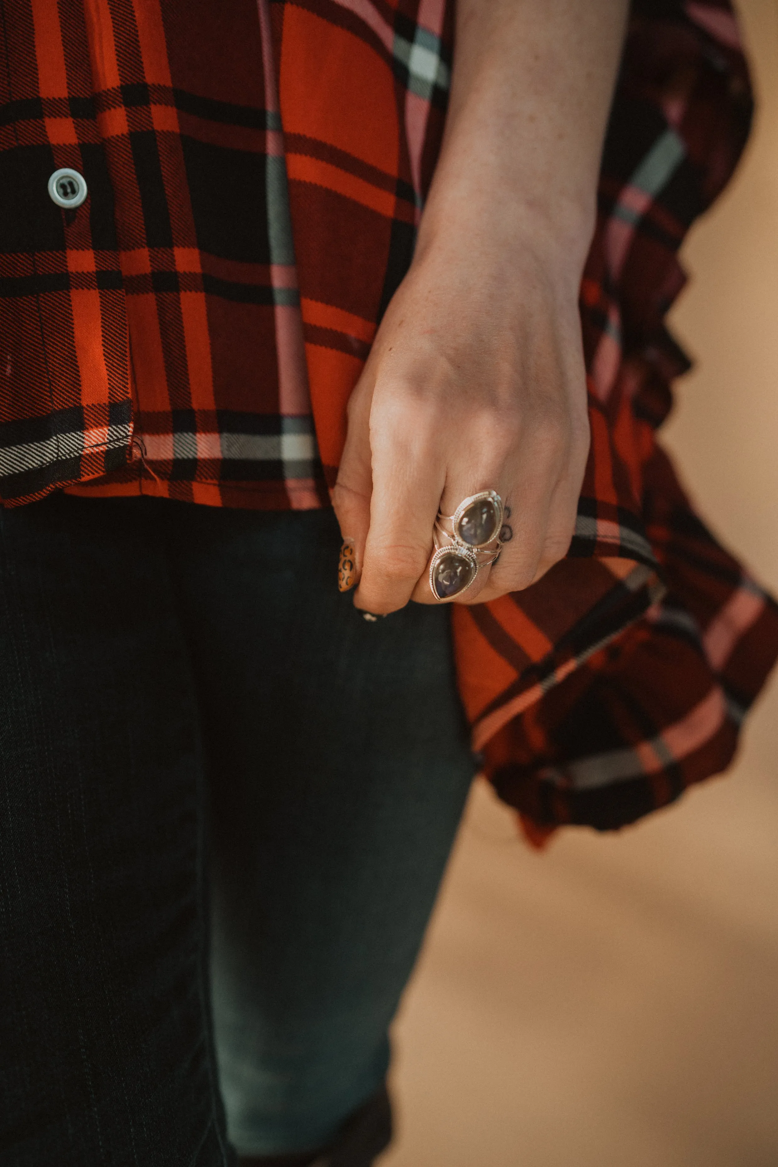 Everly Ring | Labradorite sold by Goldie Lew product image thumbnail 3