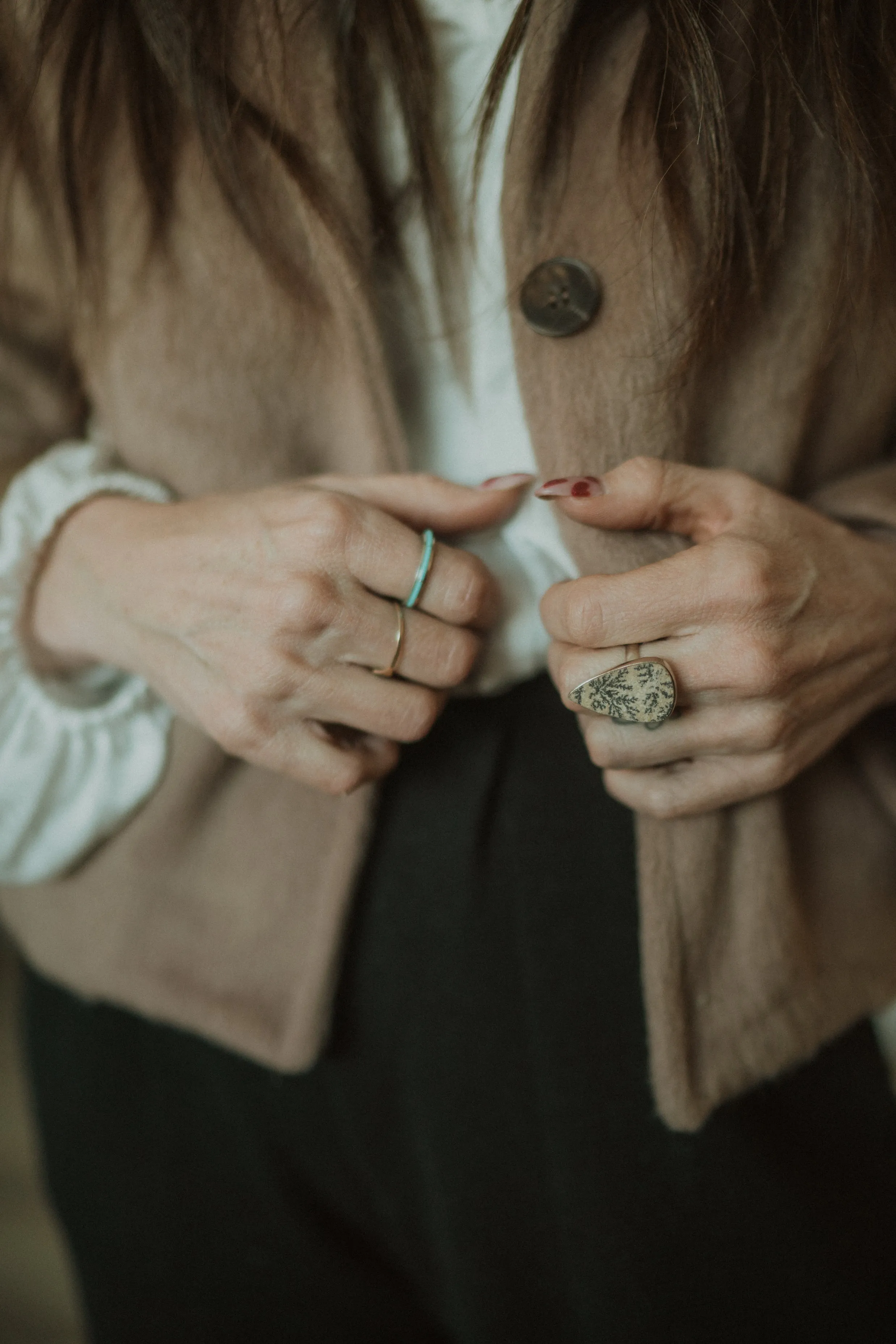 Caralee Ring | Russian Dendritic sold by Goldie Lew product image thumbnail 3