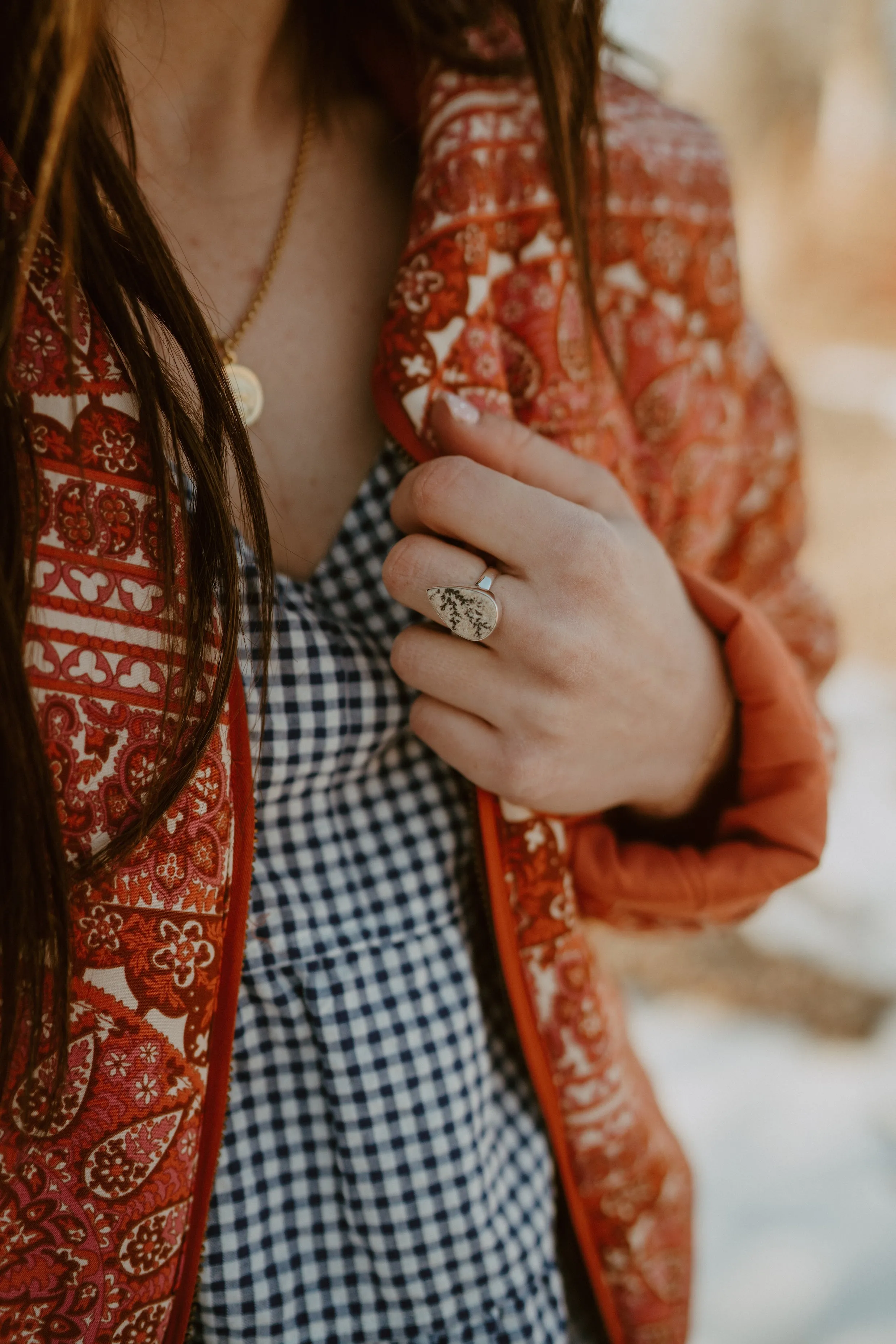 Caralee Ring | Russian Dendritic sold by Goldie Lew product image thumbnail 5