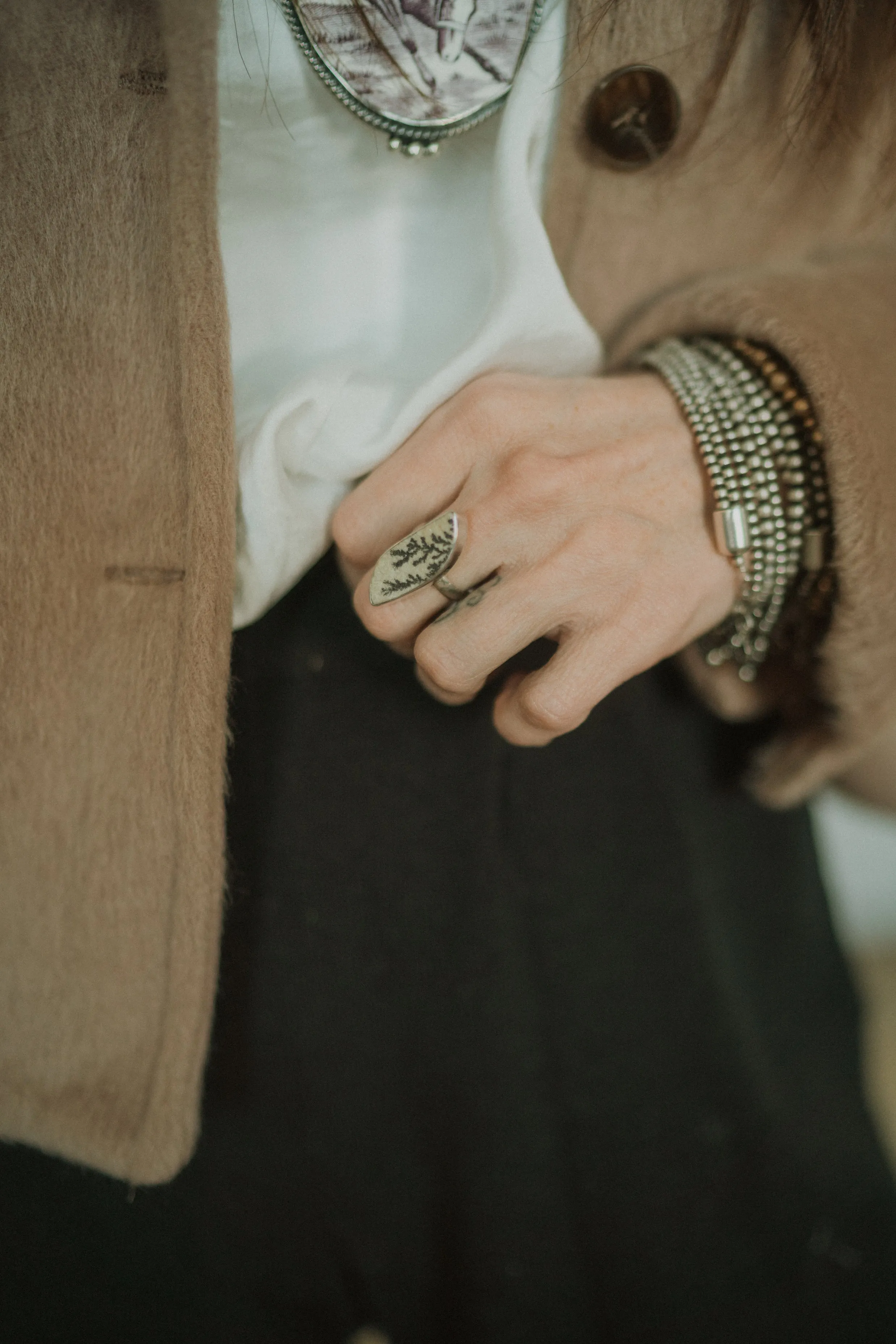 Caralee Ring | Russian Dendritic sold by Goldie Lew product image thumbnail 2