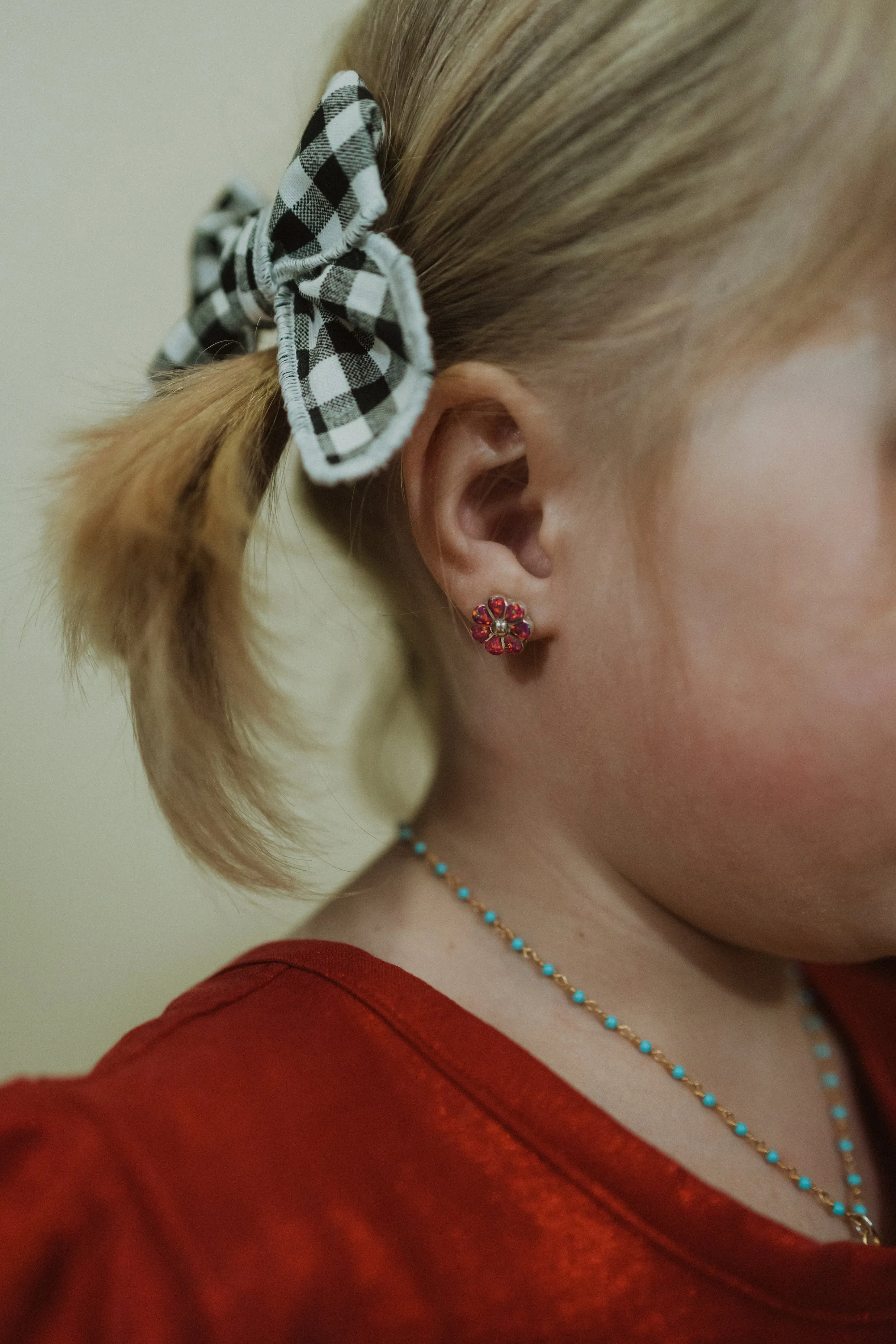 Pink Daisy Studs - FINAL SALE sold by Goldie Lew