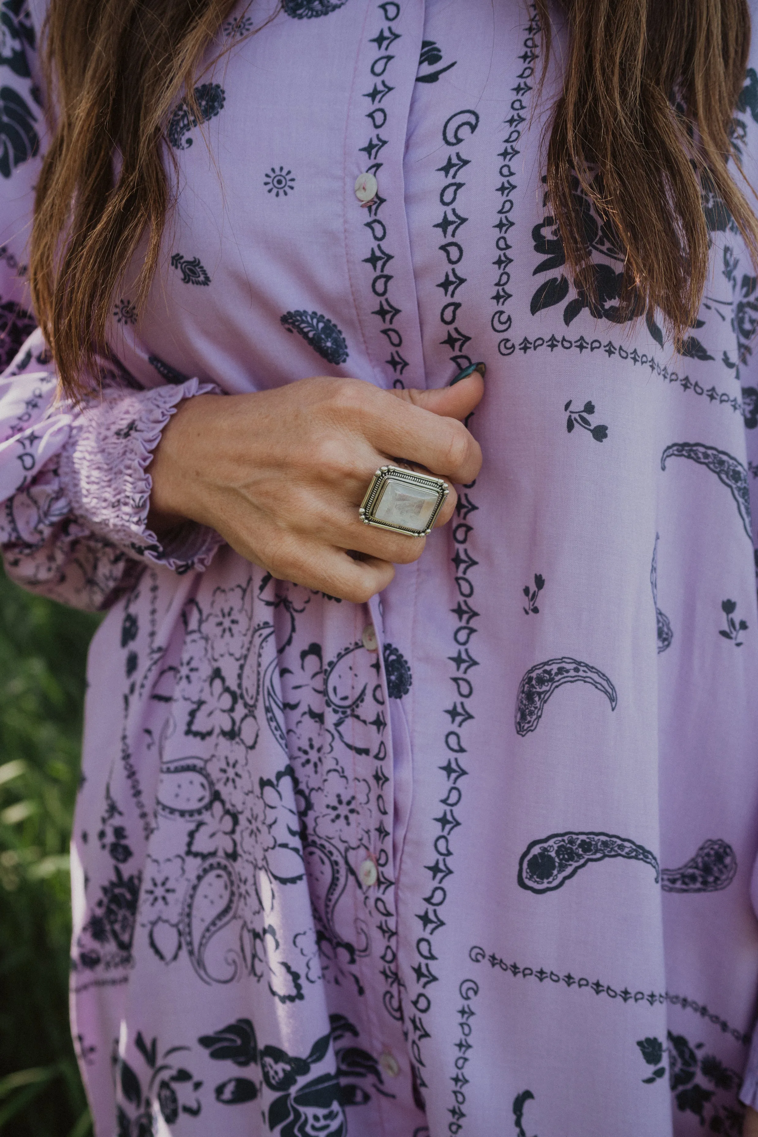Kate Ring | Moonstone sold by Goldie Lew