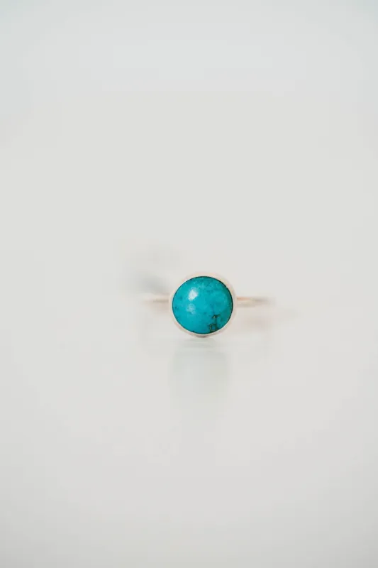 Collins Ring | 8 mm | Turquoise - FINAL SALE sold by Goldie Lew