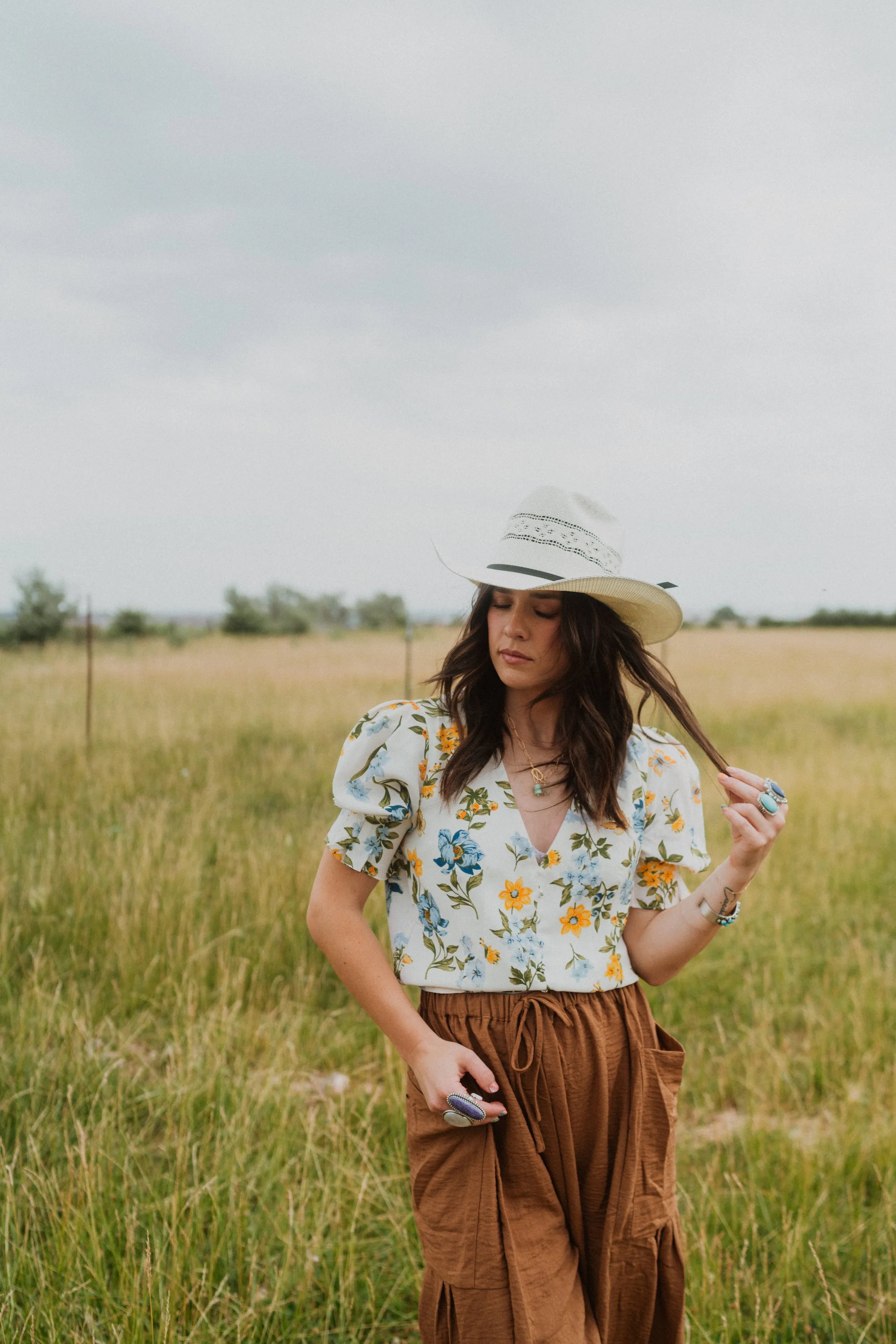 Tennessee Straw Hat sold by Goldie Lew product image thumbnail 4