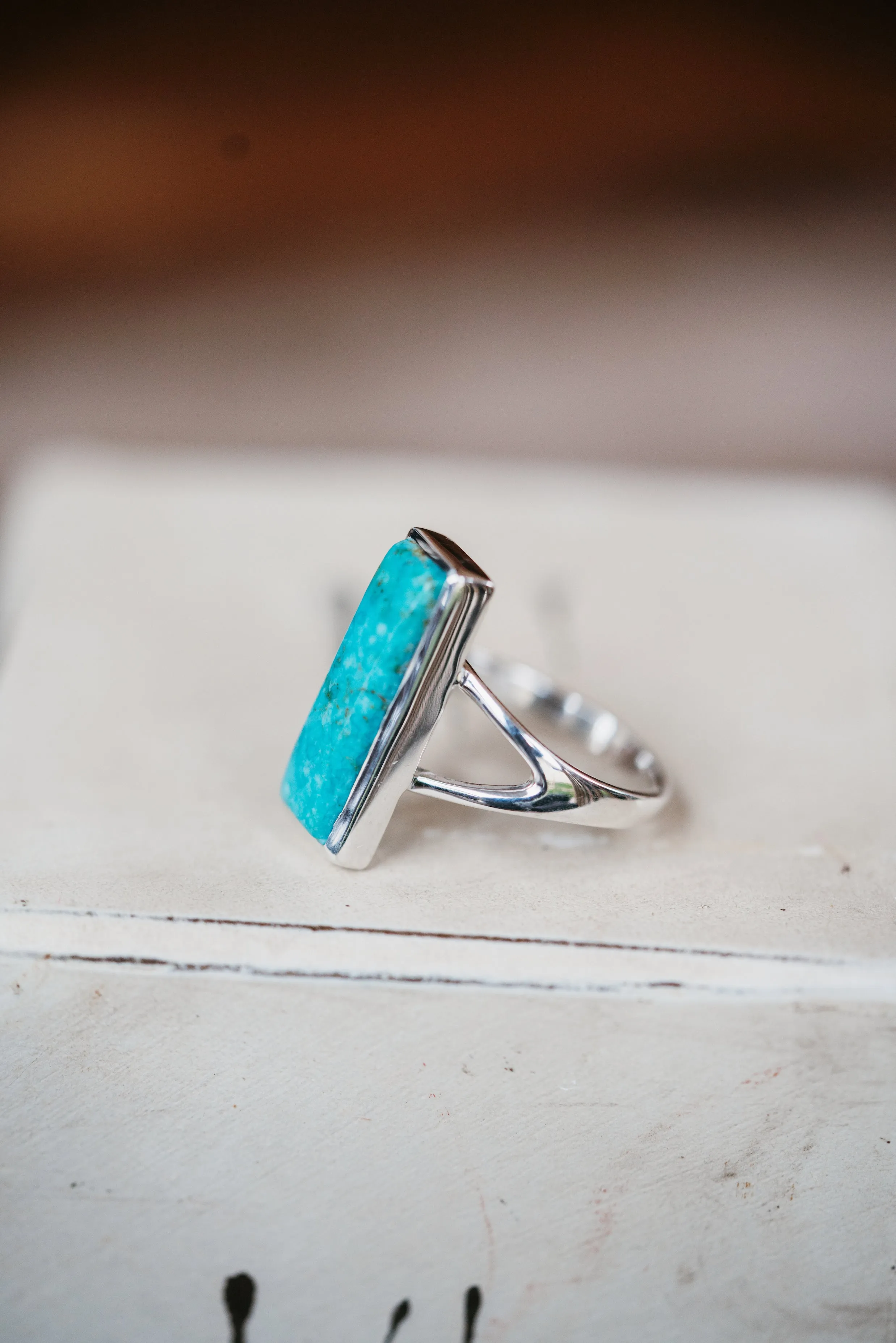 Mally Ring | Turquoise sold by Goldie Lew product image thumbnail 2