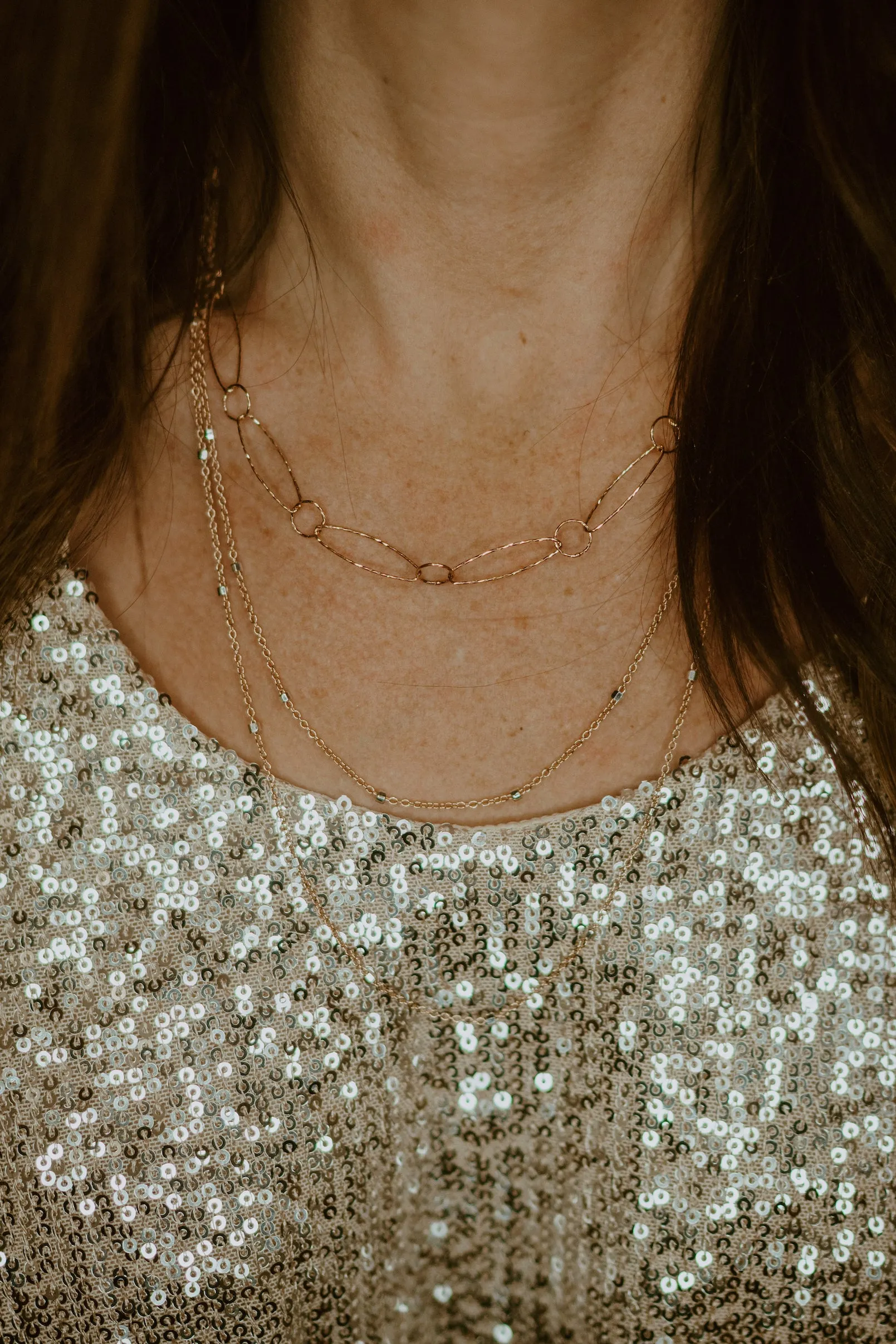 Gold Necklace Set #12 sold by Goldie Lew product image thumbnail 2