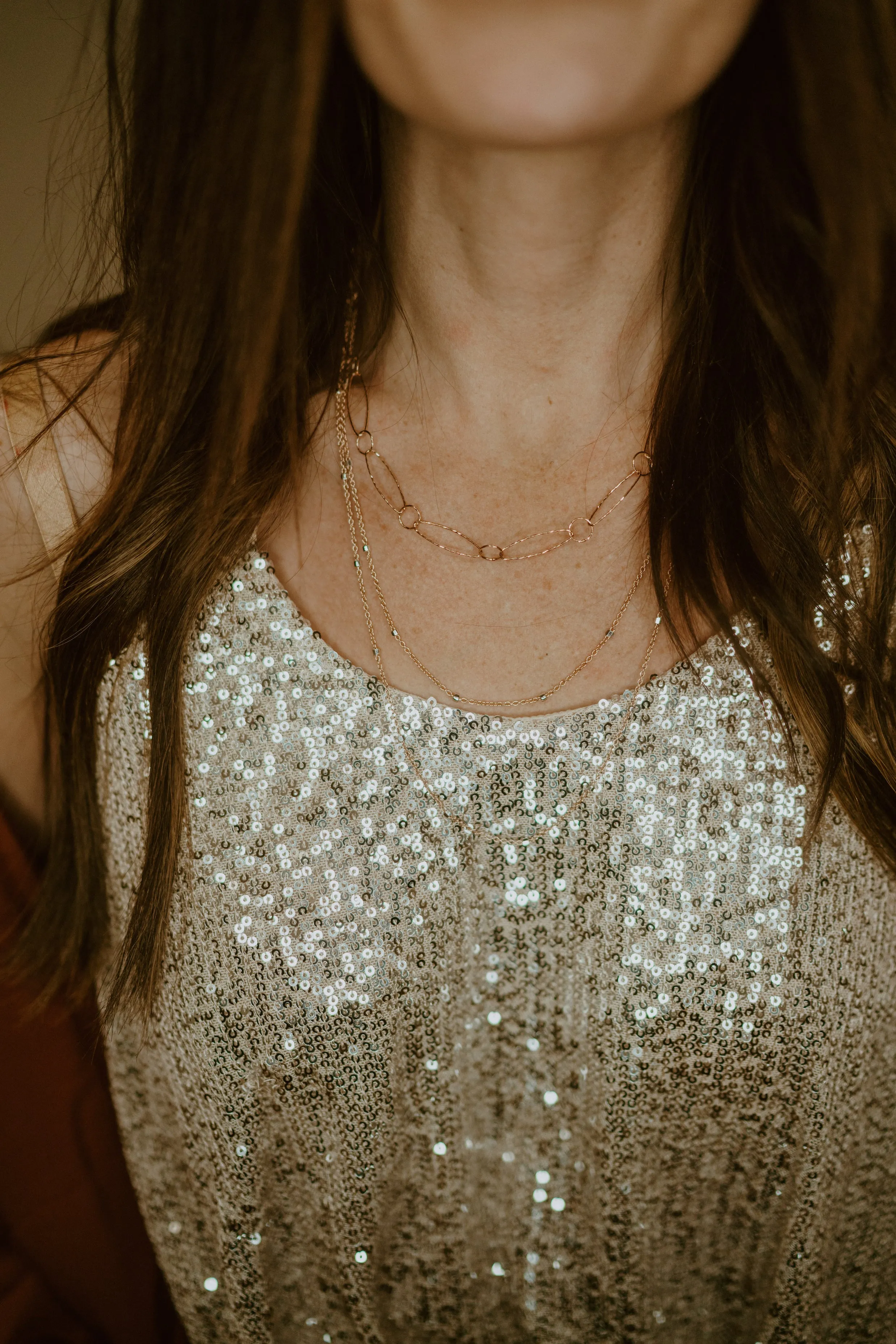 Gold Necklace Set #12 sold by Goldie Lew