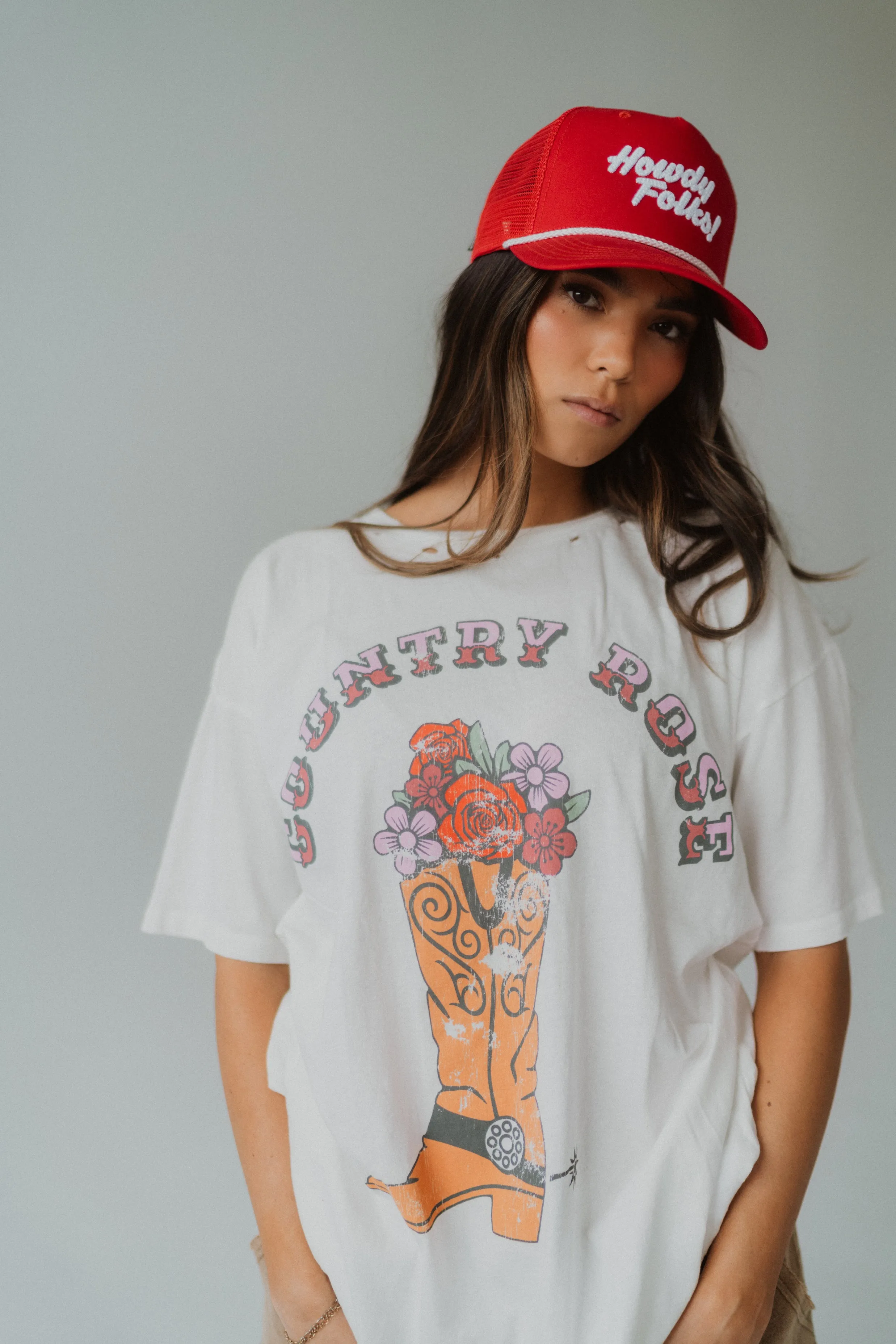 Country Rose T-Shirt sold by Goldie Lew product image thumbnail 4