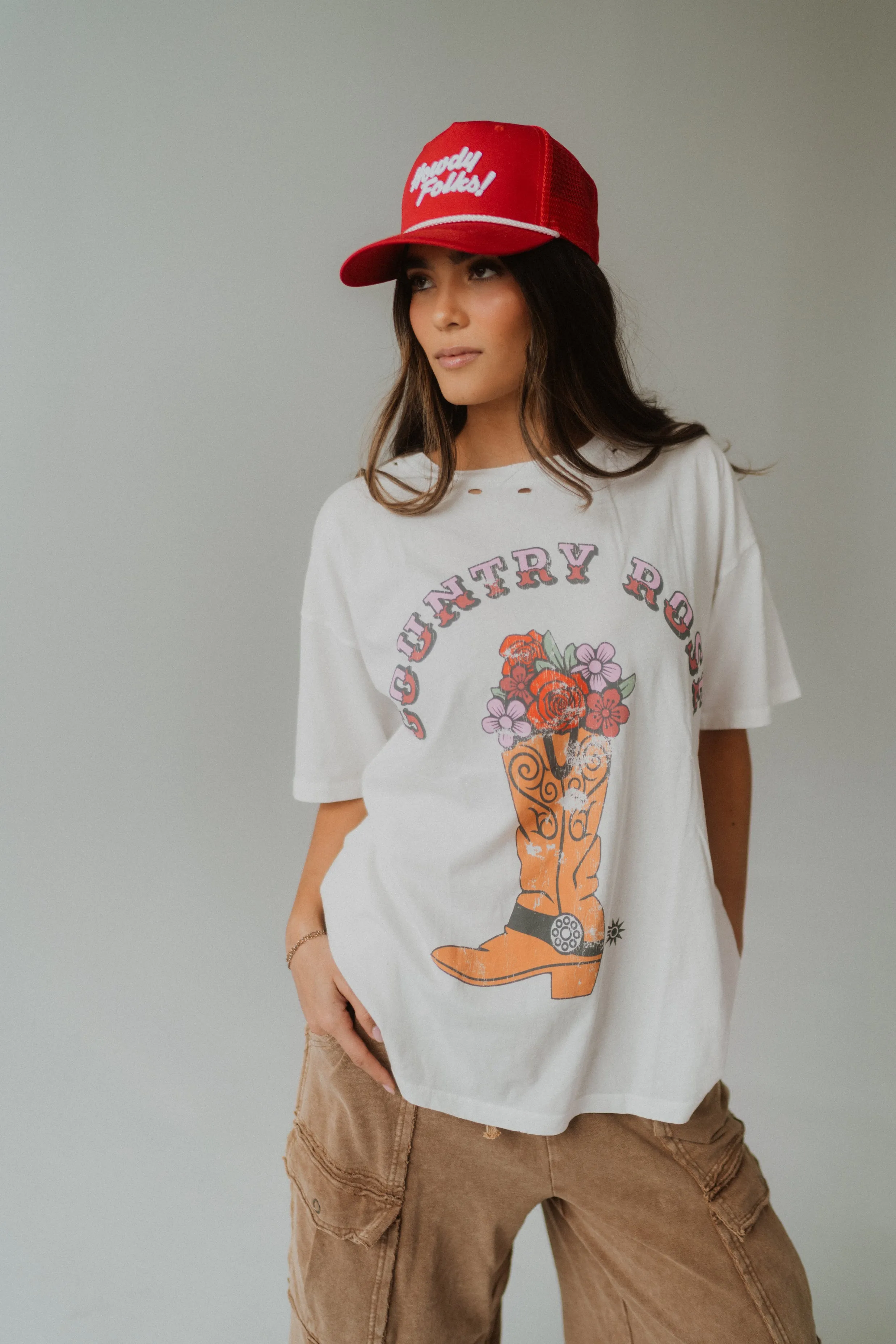 Country Rose T-Shirt sold by Goldie Lew