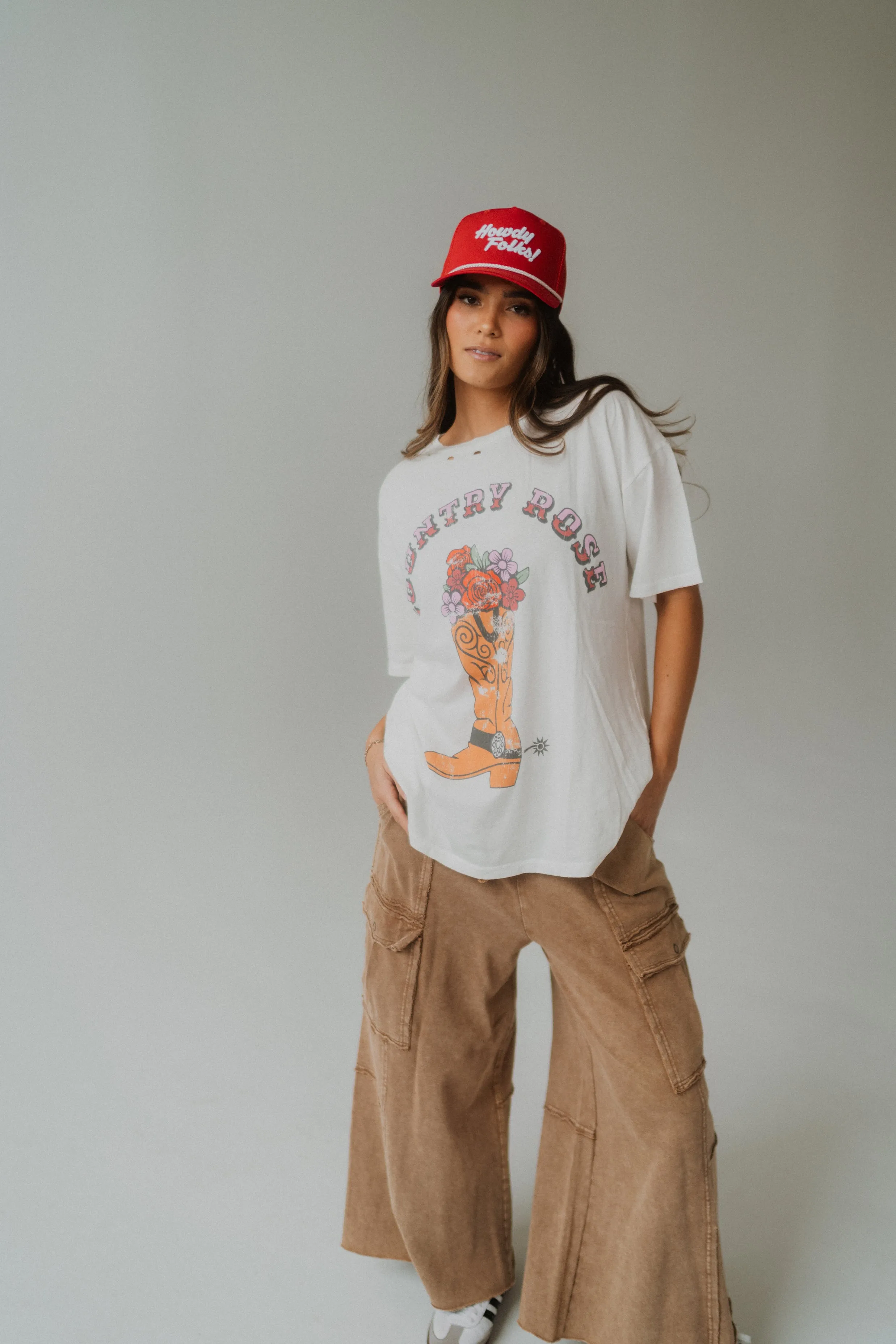 Country Rose T-Shirt sold by Goldie Lew product image thumbnail 3