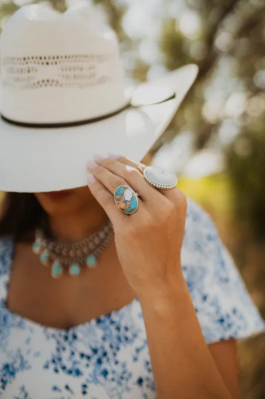 Aiblene Ring | Spiny Turquoise sold by Goldie Lew
