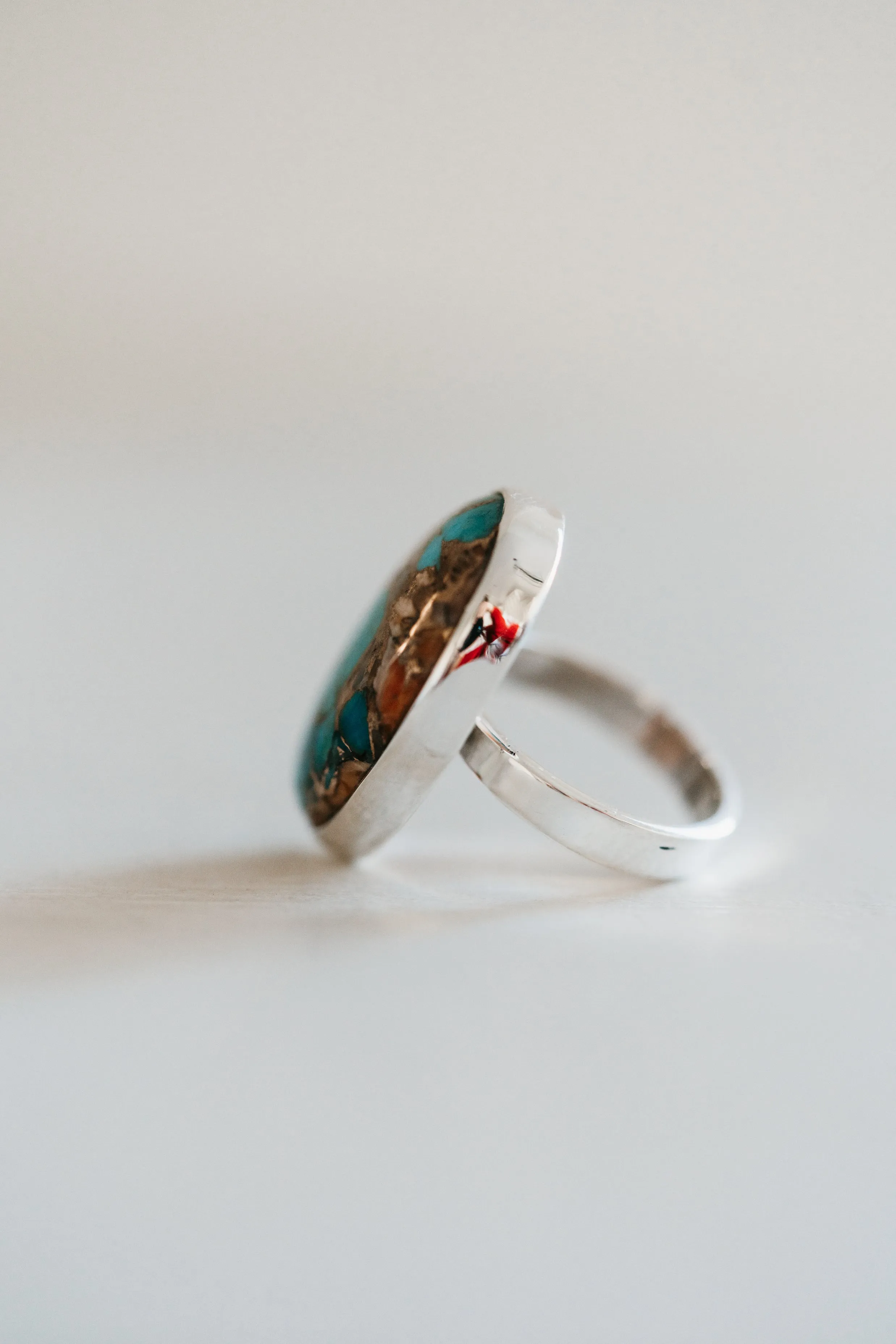 Aiblene Ring | Spiny Turquoise sold by Goldie Lew product image thumbnail 3