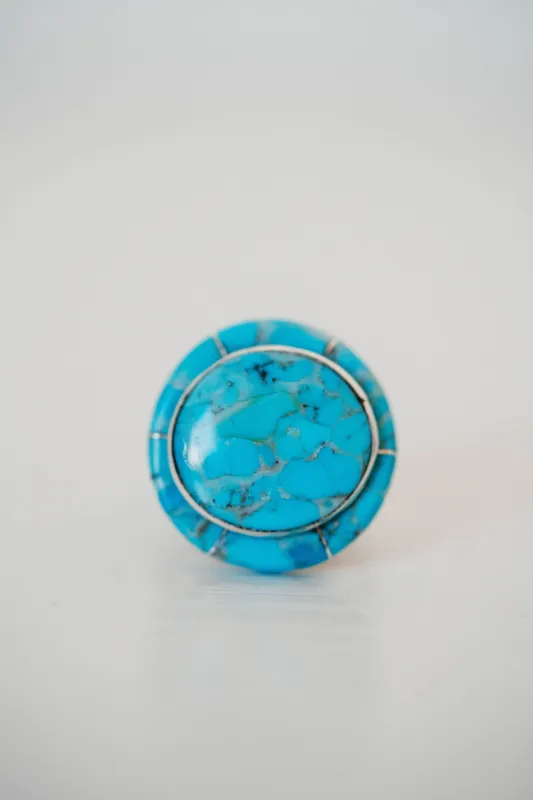 Moonbeam Ring | Turquoise- FINAL SALE sold by Goldie Lew