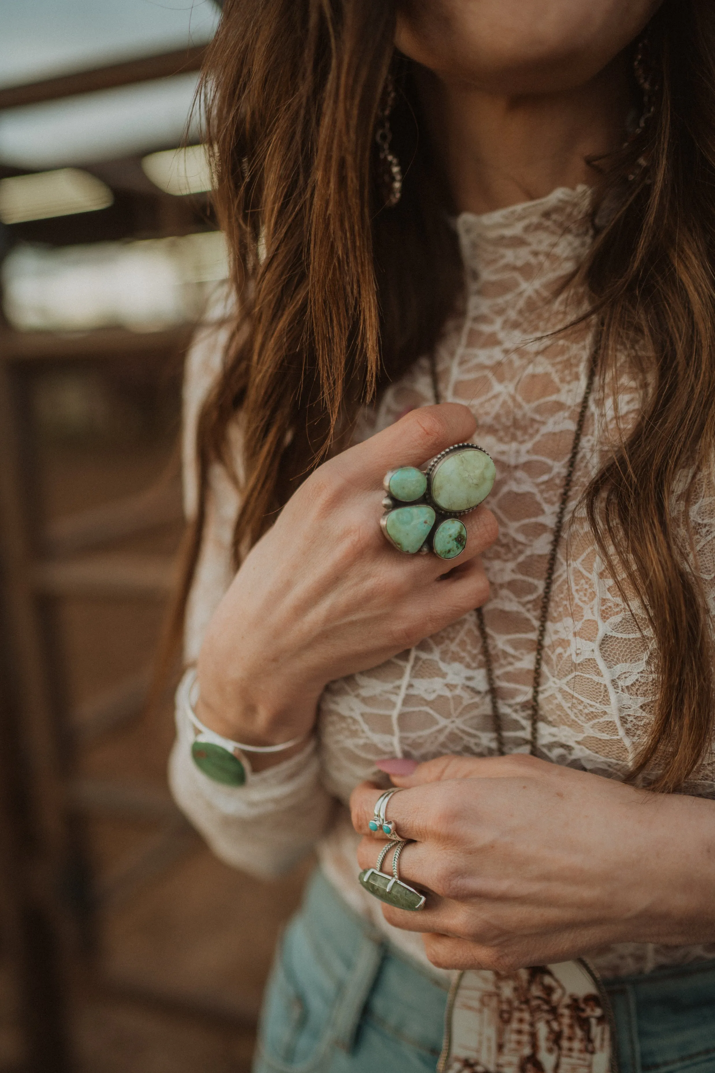 Ricky Ring | Turquoise sold by Goldie Lew product image thumbnail 2