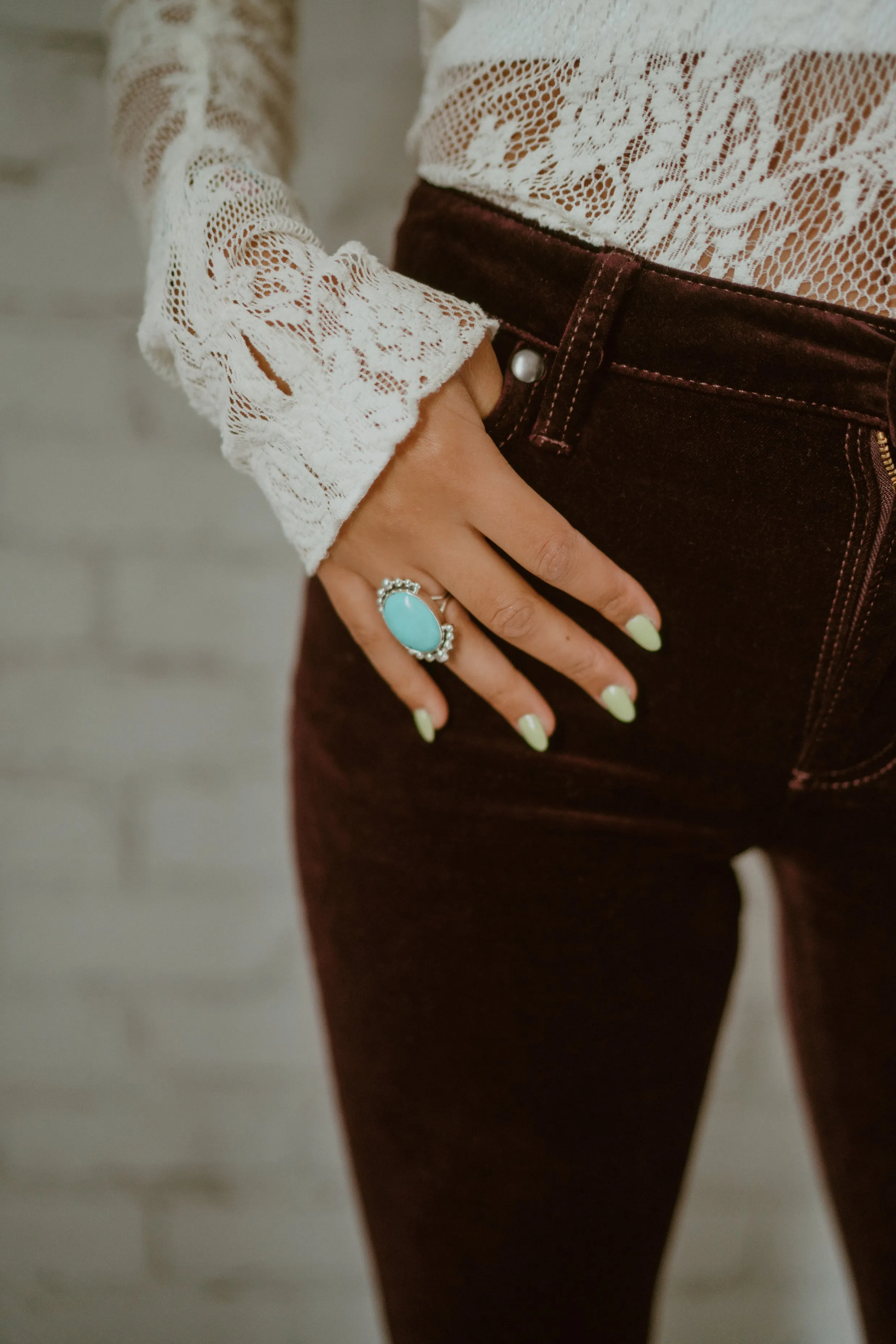 Colleen Ring | Turquoise sold by Goldie Lew product image thumbnail 3