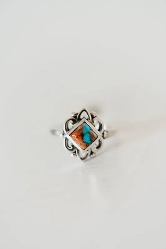 Salvator Ring | Spiny Turquoise sold by Goldie Lew