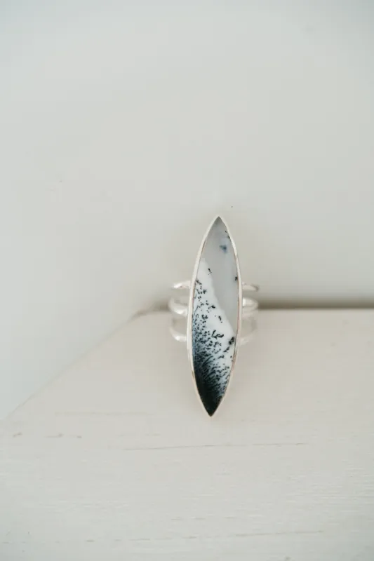Ruth Ring | Dendritic Opal sold by Goldie Lew