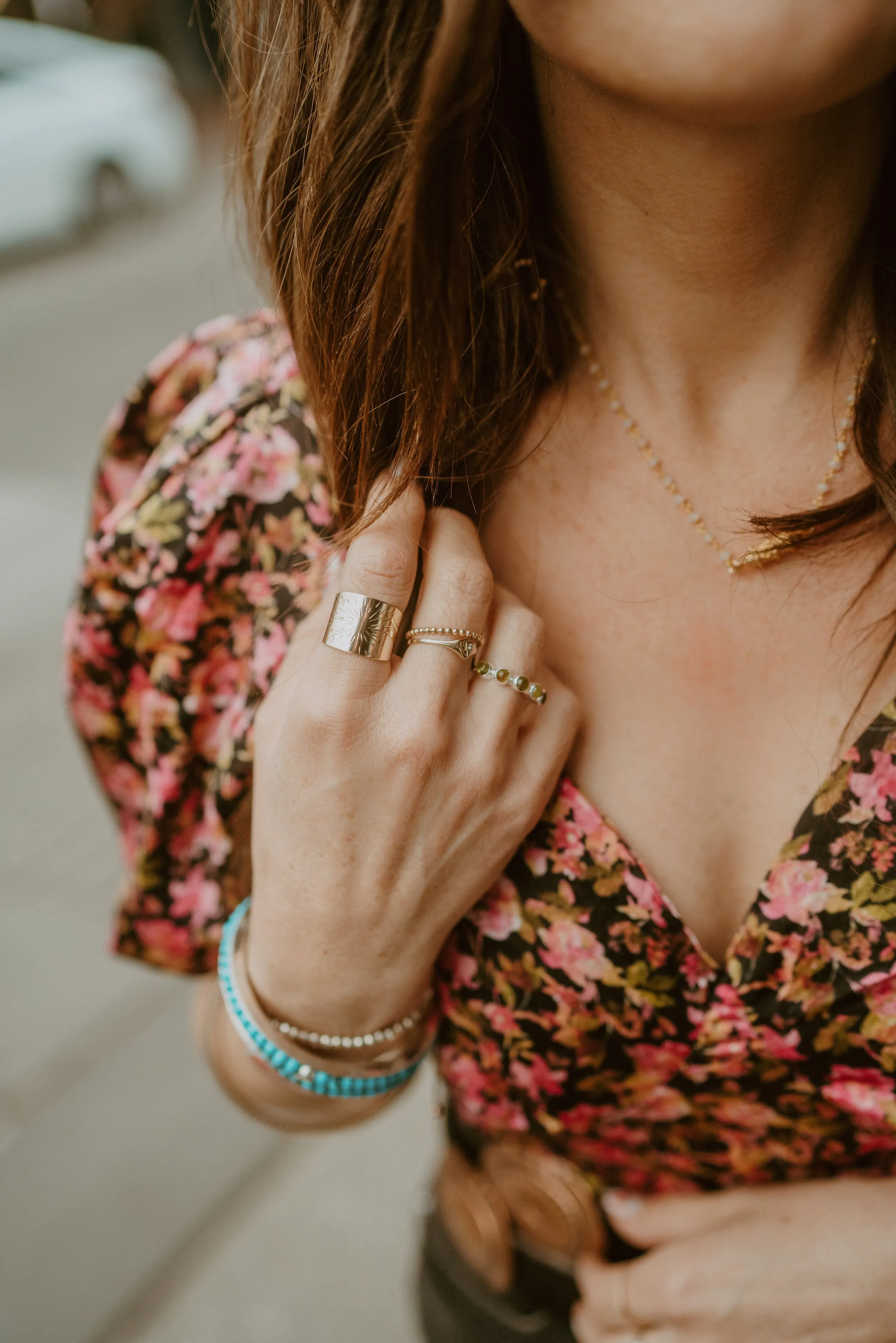 Taylor Ring | Gold - FINAL SALE sold by Goldie Lew product image thumbnail 4