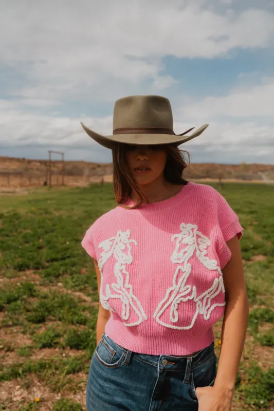 Pink Pony Sweater sold by Goldie Lew