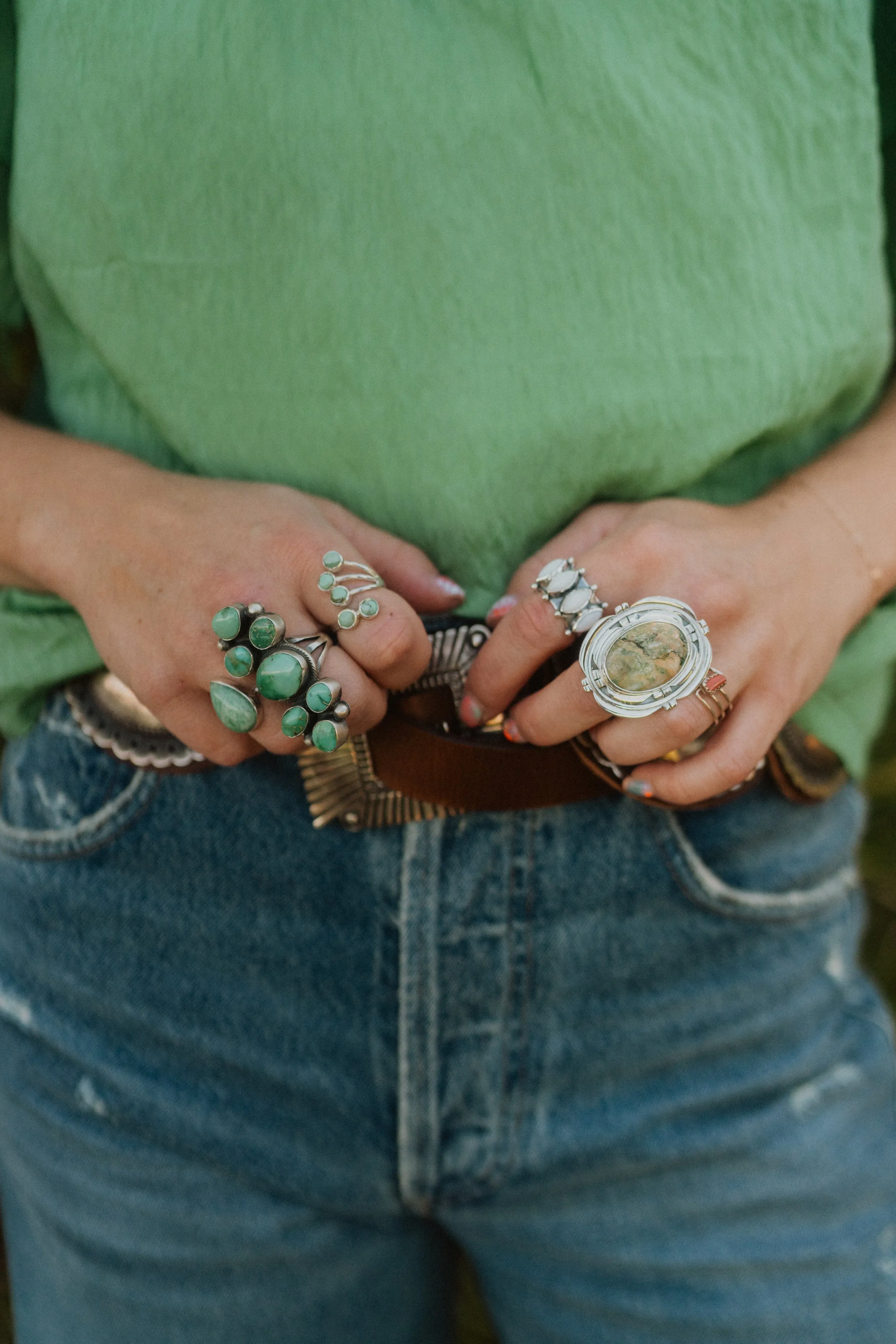 Knoxville Ring | Mariposite sold by Goldie Lew product image thumbnail 4