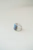 5 Bar Ring | Purple Turquoise sold by Goldie Lew