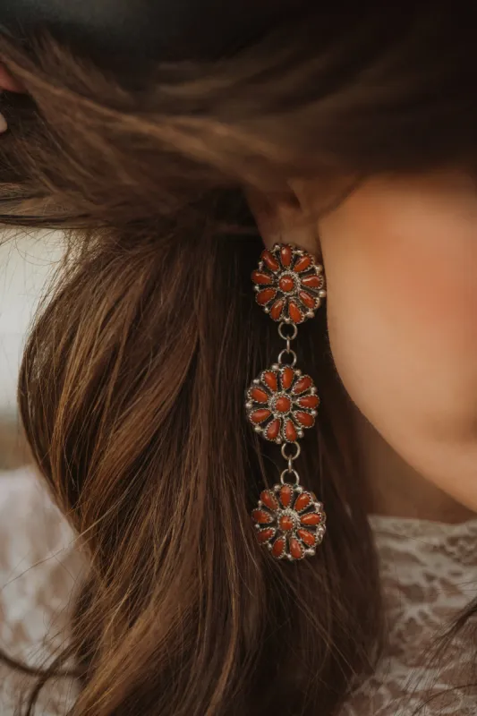 Delly Earrings | Coral - FINAL SALE sold by Goldie Lew
