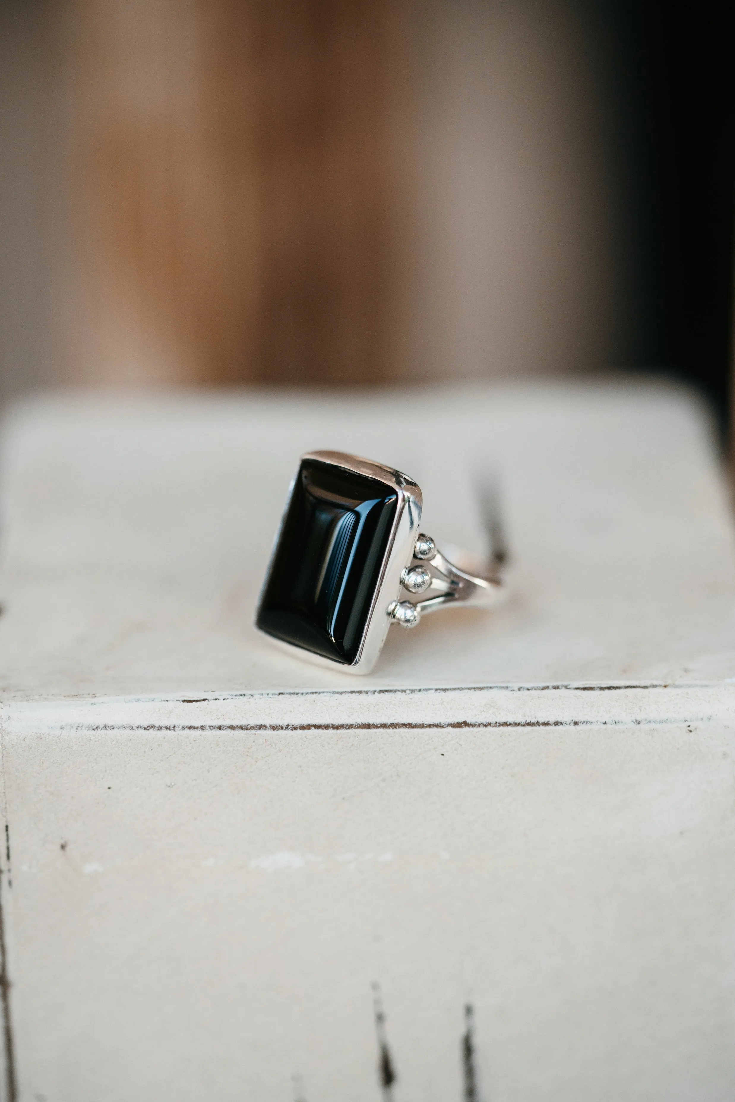 Candace Ring | Black Onyx sold by Goldie Lew product image thumbnail 2