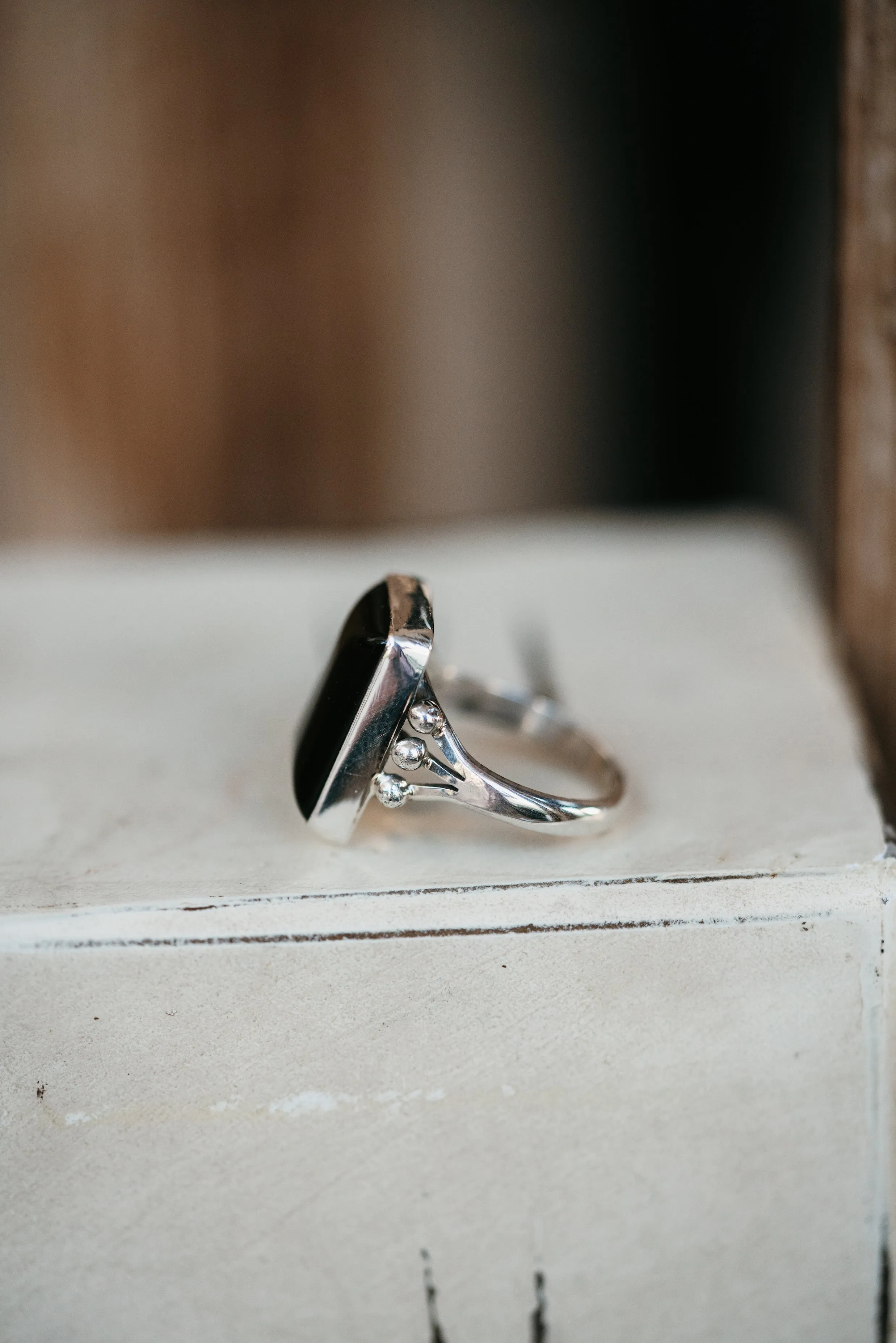 Candace Ring | Black Onyx sold by Goldie Lew product image thumbnail 3