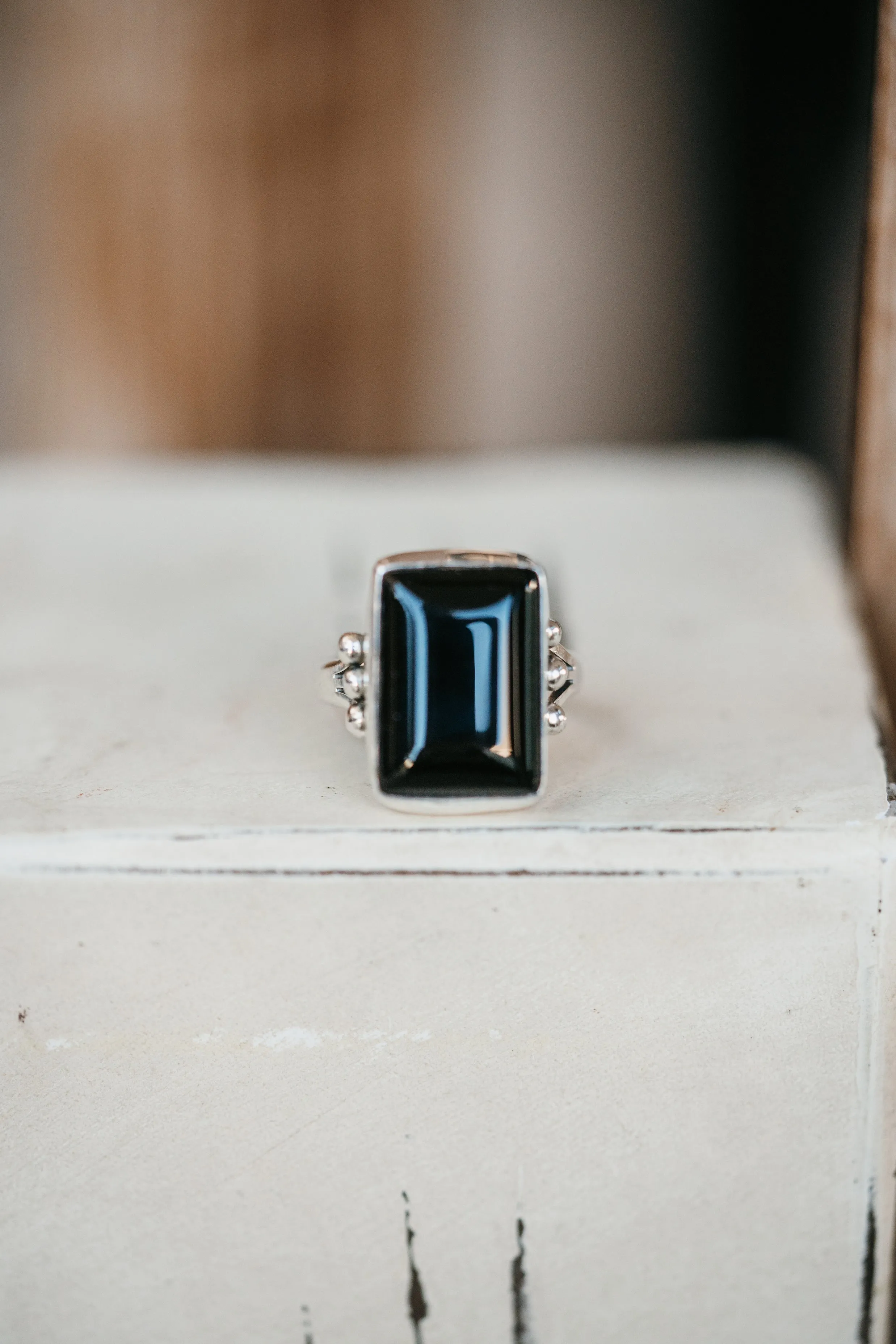 Candace Ring | Black Onyx sold by Goldie Lew