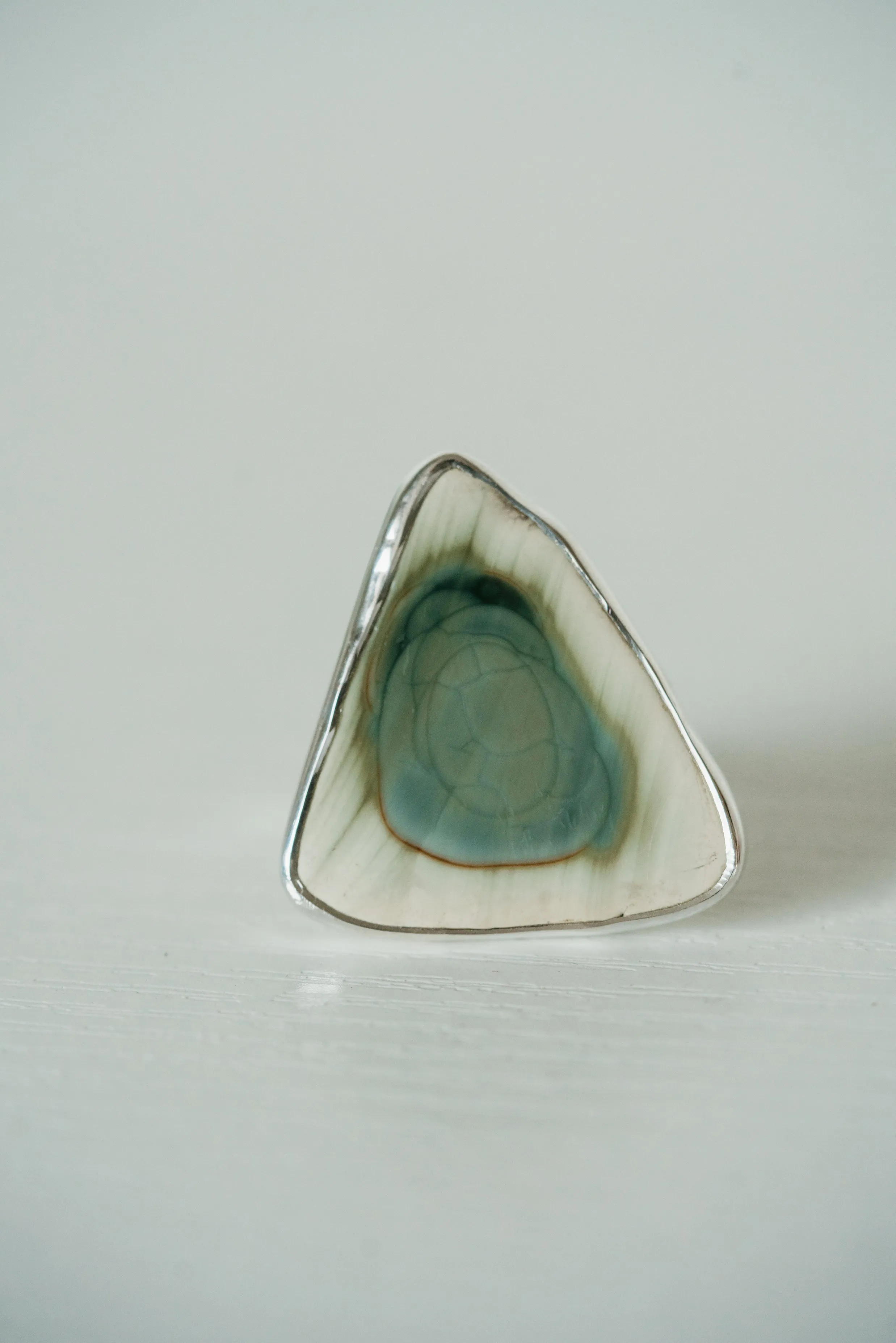 Greta Ring | #2 | Imperial Jasper sold by Goldie Lew product image thumbnail 5