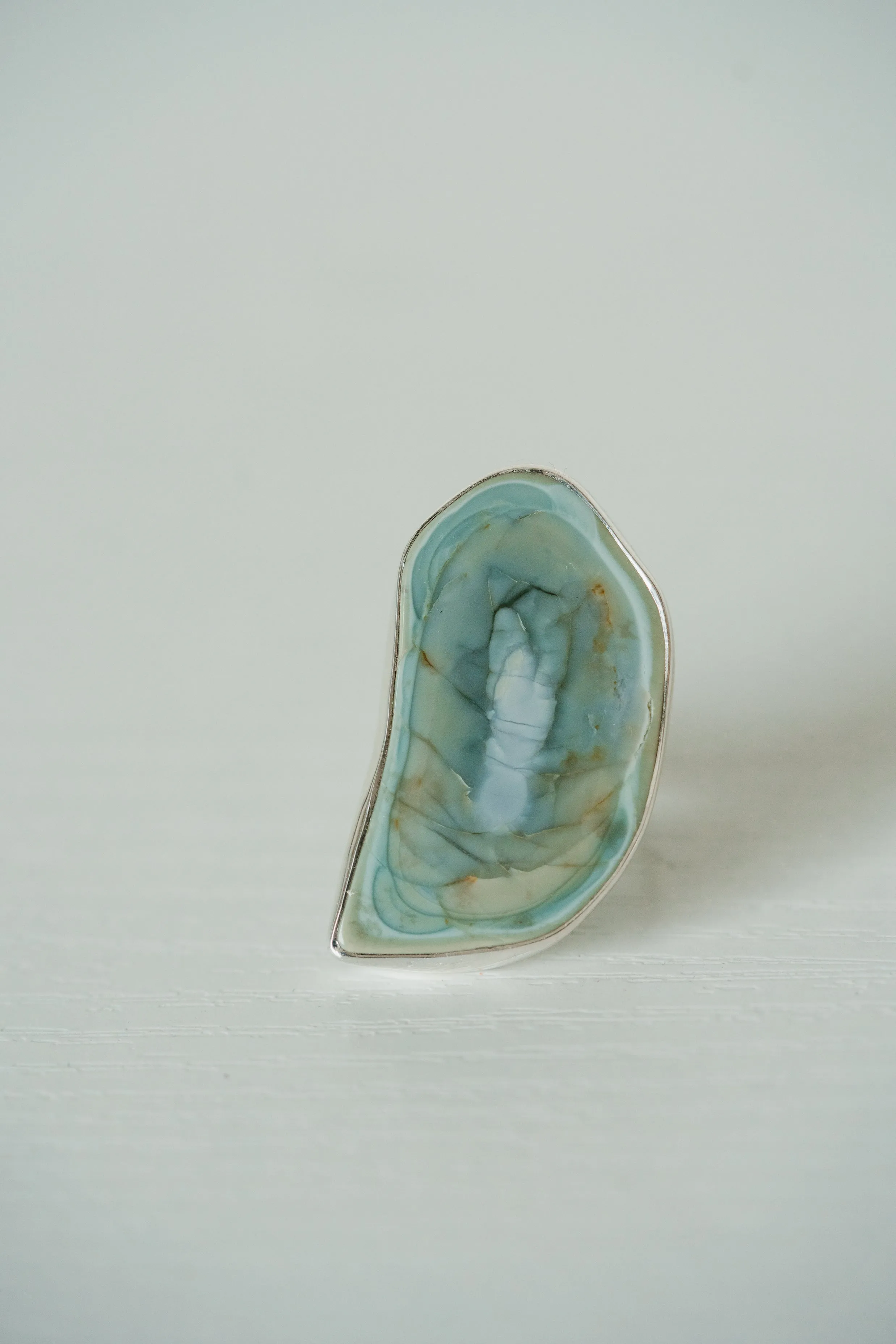Greta Ring | #2 | Imperial Jasper sold by Goldie Lew product image thumbnail 4