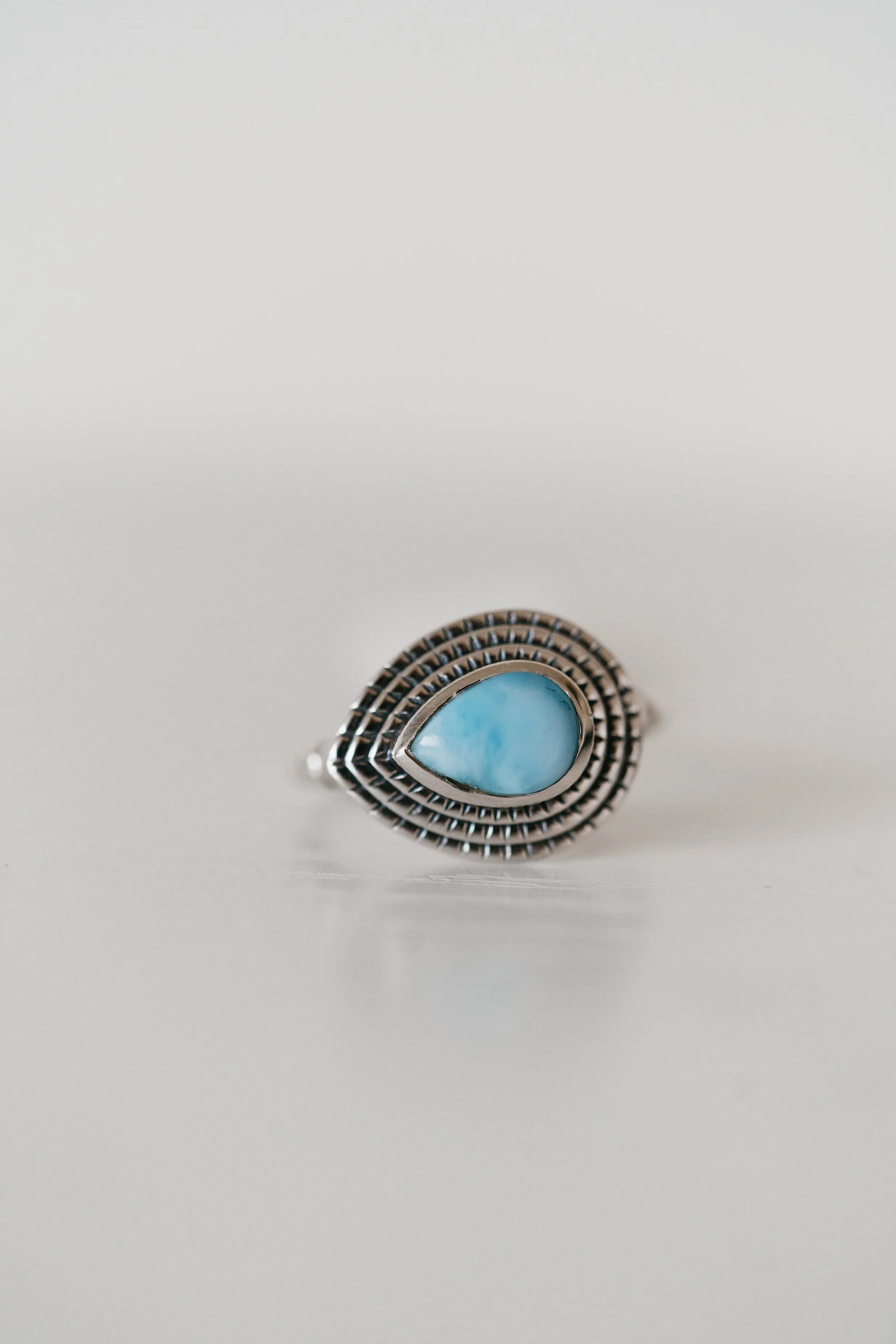 Aisha Ring | Larimar - FINAL SALE sold by Goldie Lew