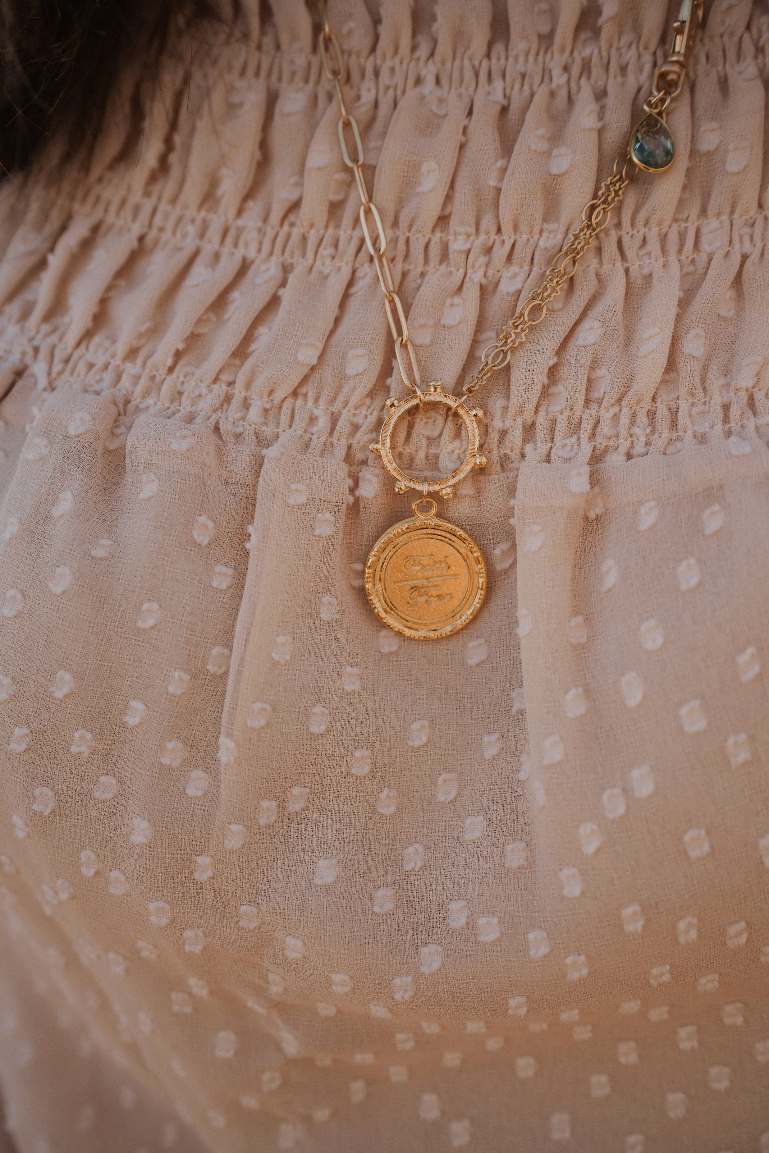 Faith Over Fear | Gold - FINAL SALE sold by Goldie Lew product image thumbnail 3