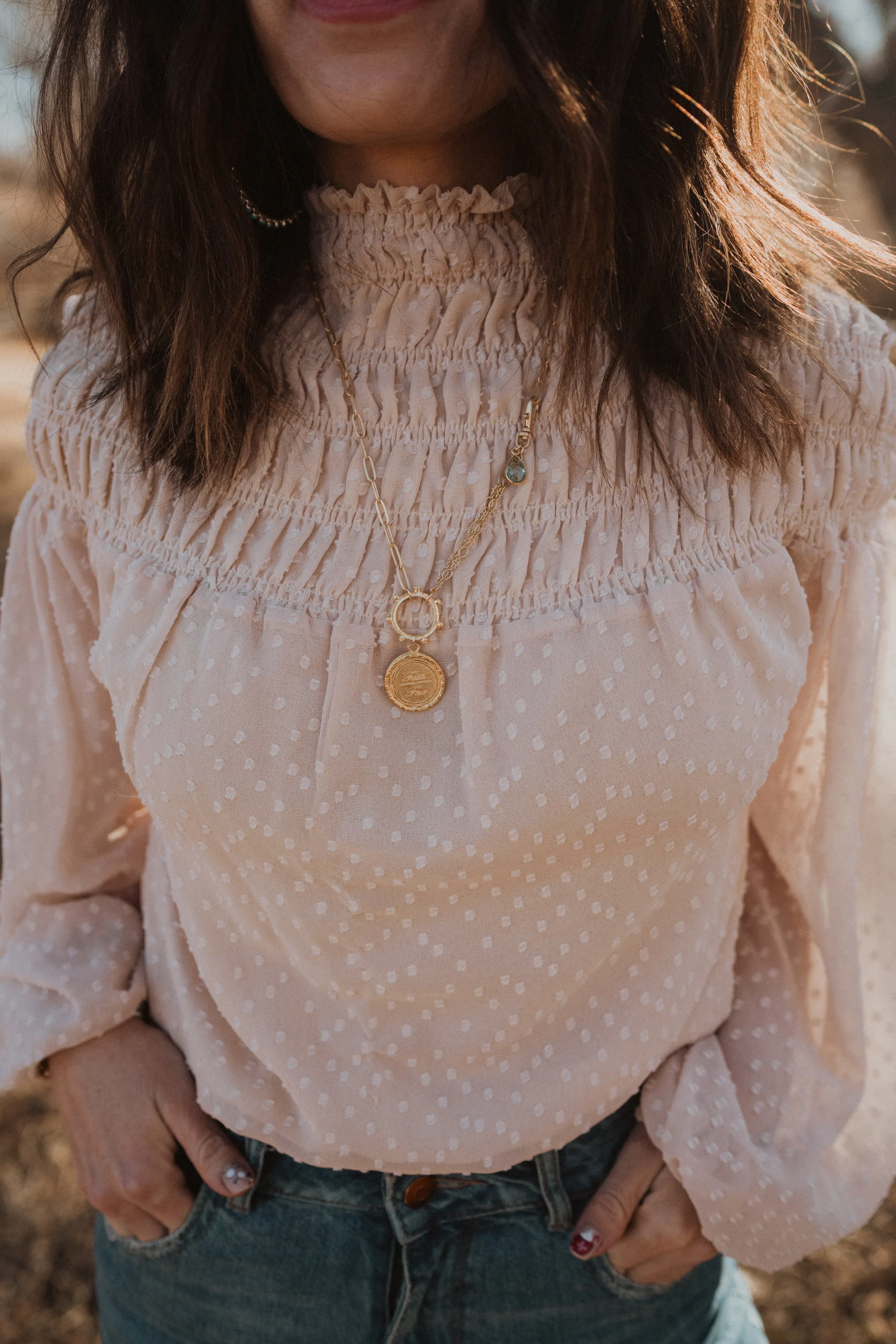 Faith Over Fear | Gold - FINAL SALE sold by Goldie Lew product image thumbnail 2