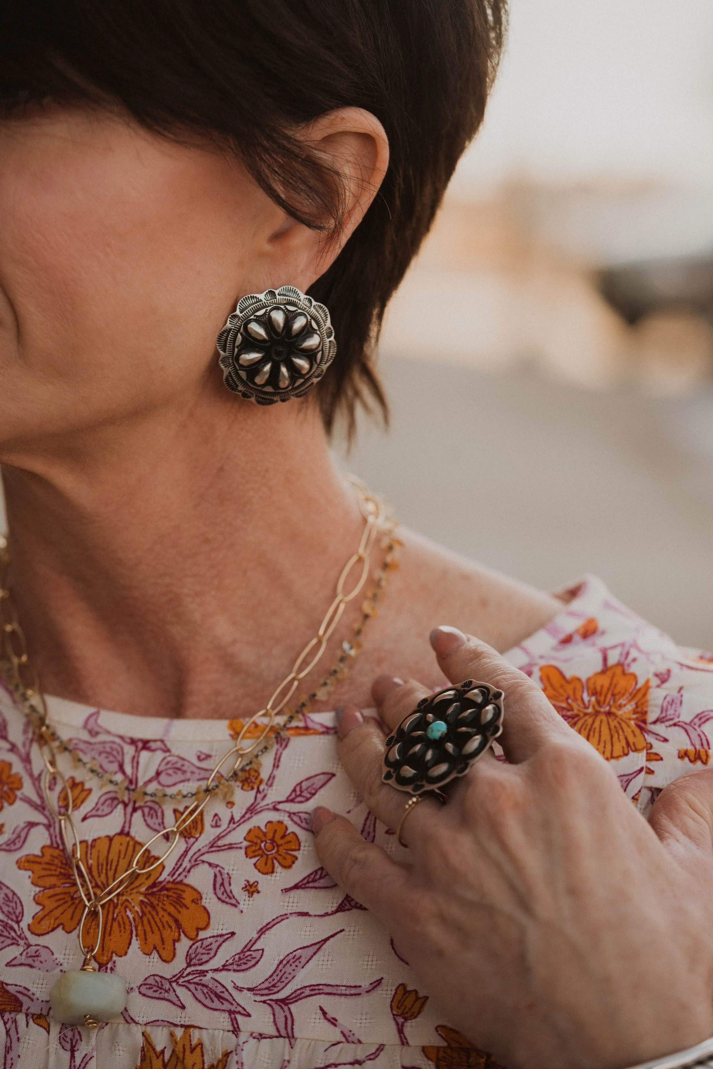 Breckin Ring | Turquoise - FINAL SALE sold by Goldie Lew product image thumbnail 2