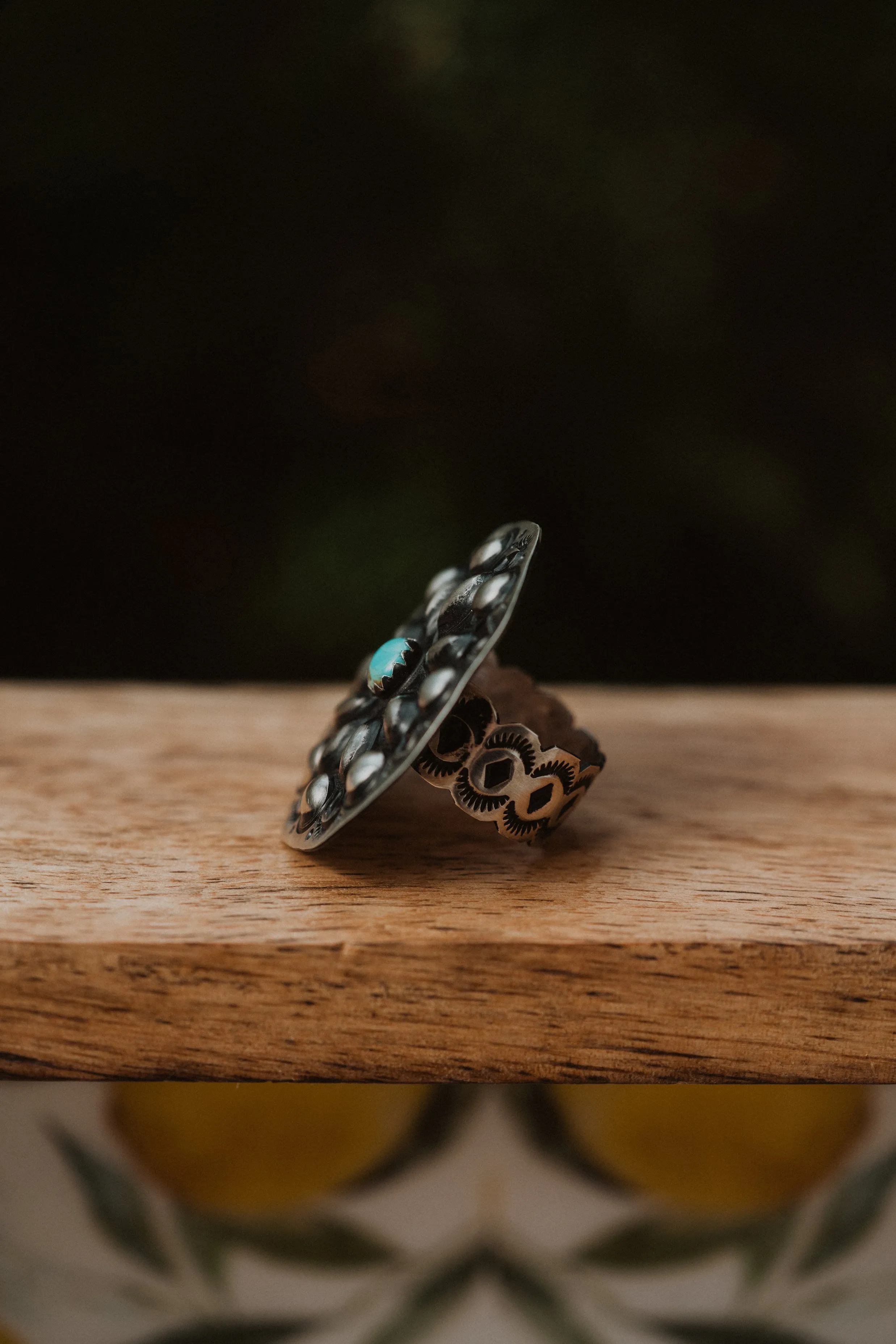 Breckin Ring | Turquoise - FINAL SALE sold by Goldie Lew product image thumbnail 4
