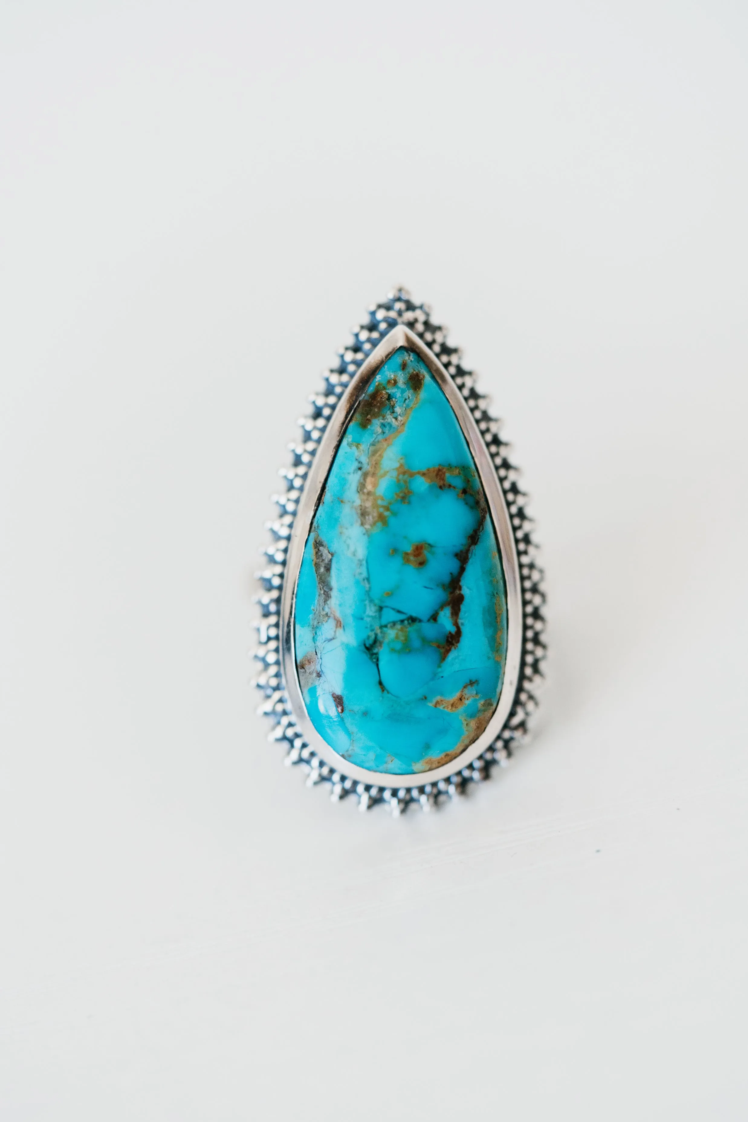 Pierre Ring | Boulder Turquoise sold by Goldie Lew product image thumbnail 2