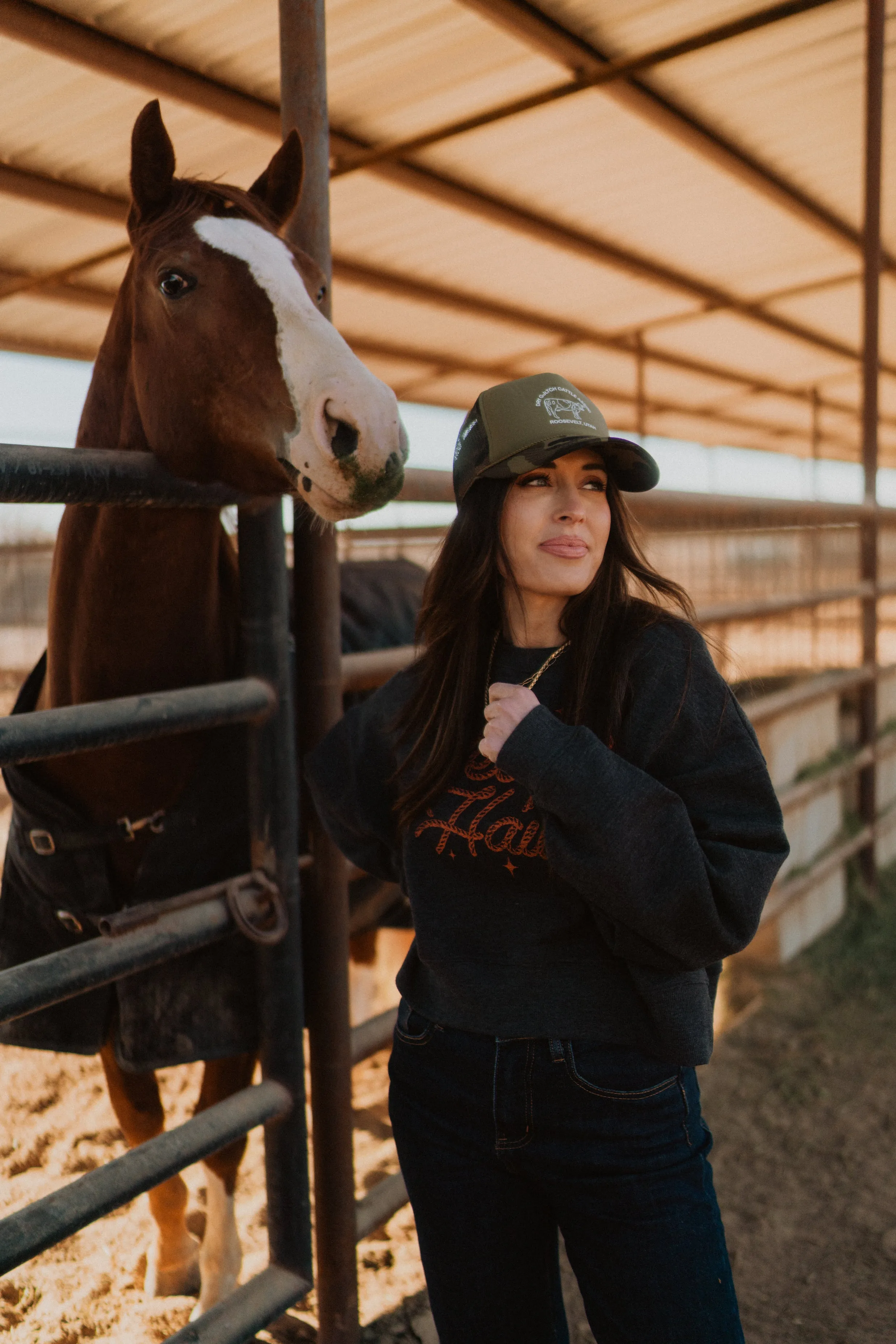 Yeehaw Cowboy Sweatshirt sold by Goldie Lew product image thumbnail 5
