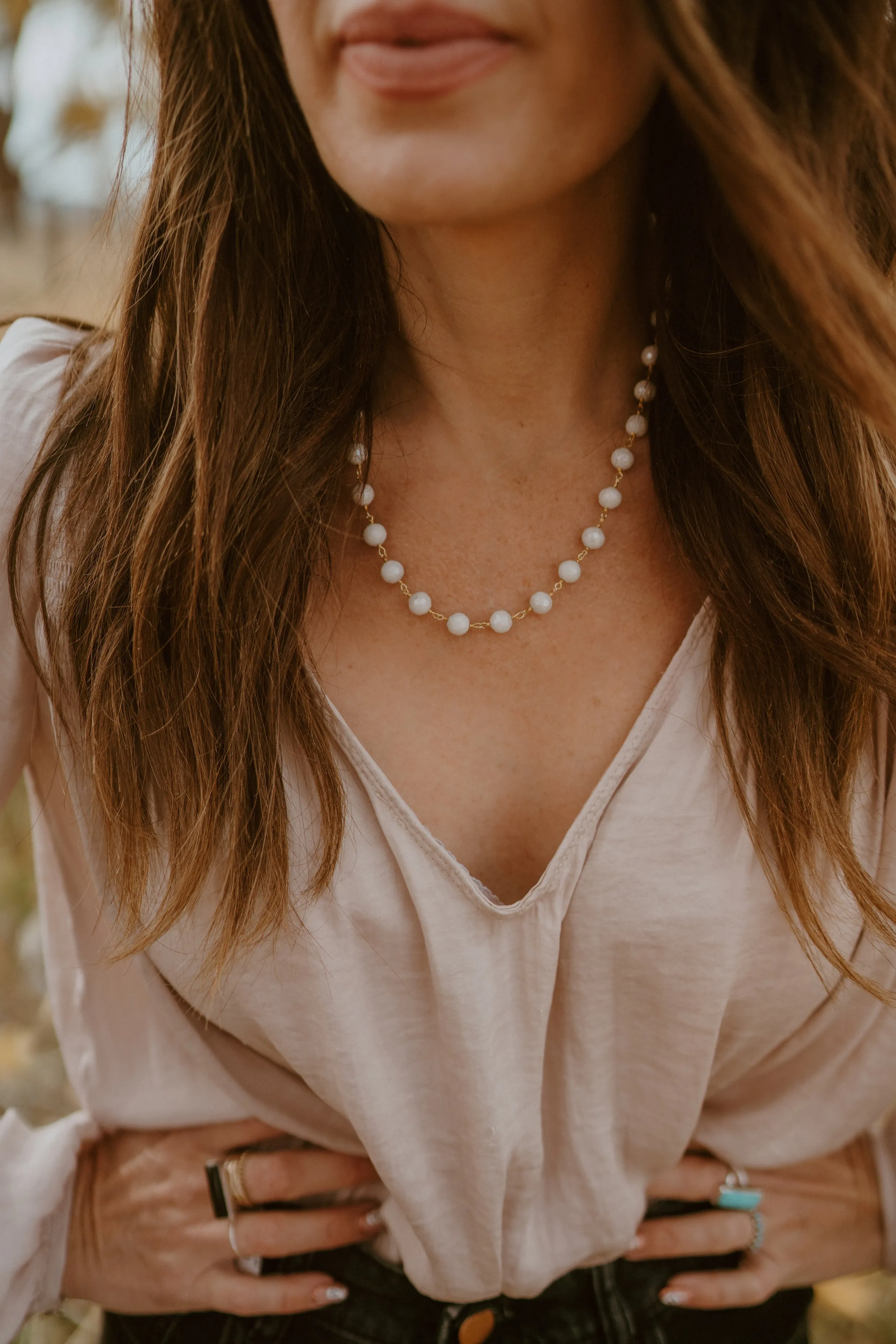 Hosannah Necklace sold by Goldie Lew